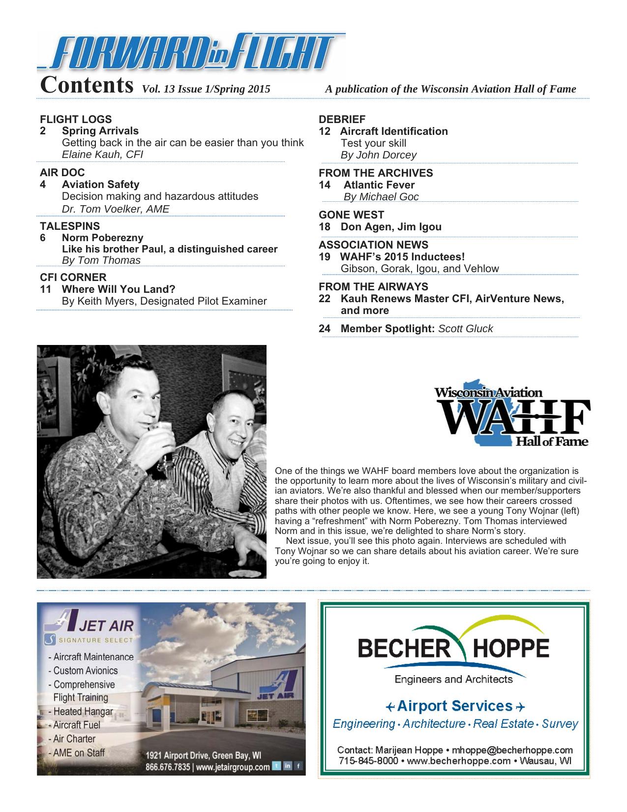 Forward in Flight - Spring 2015 -  Page2