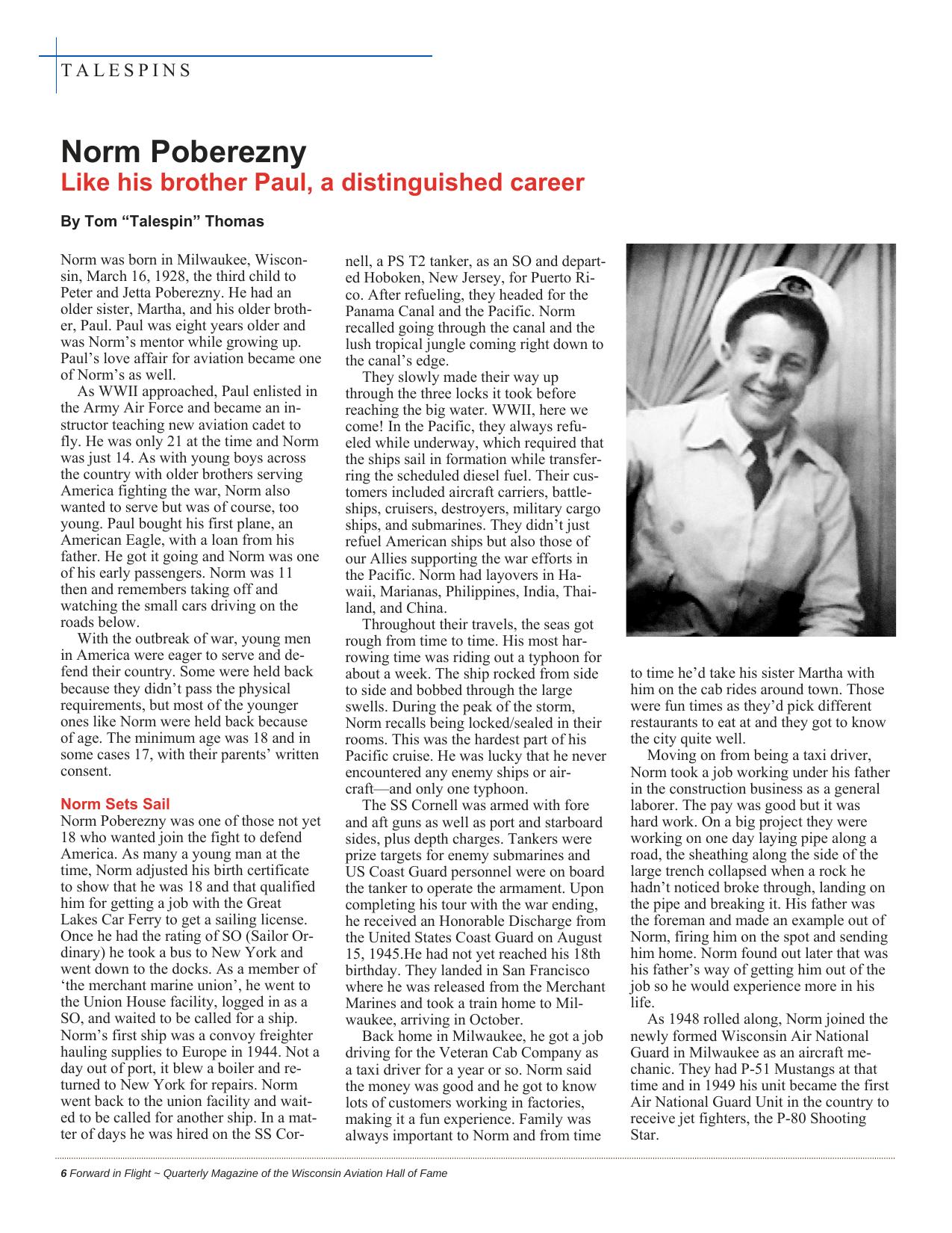 Forward in Flight - Spring 2015 -  Page8