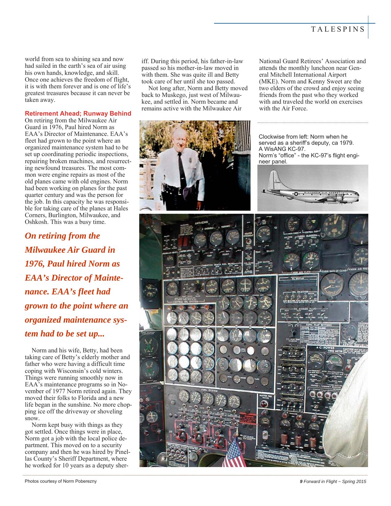 Forward in Flight - Spring 2015 -  Page11