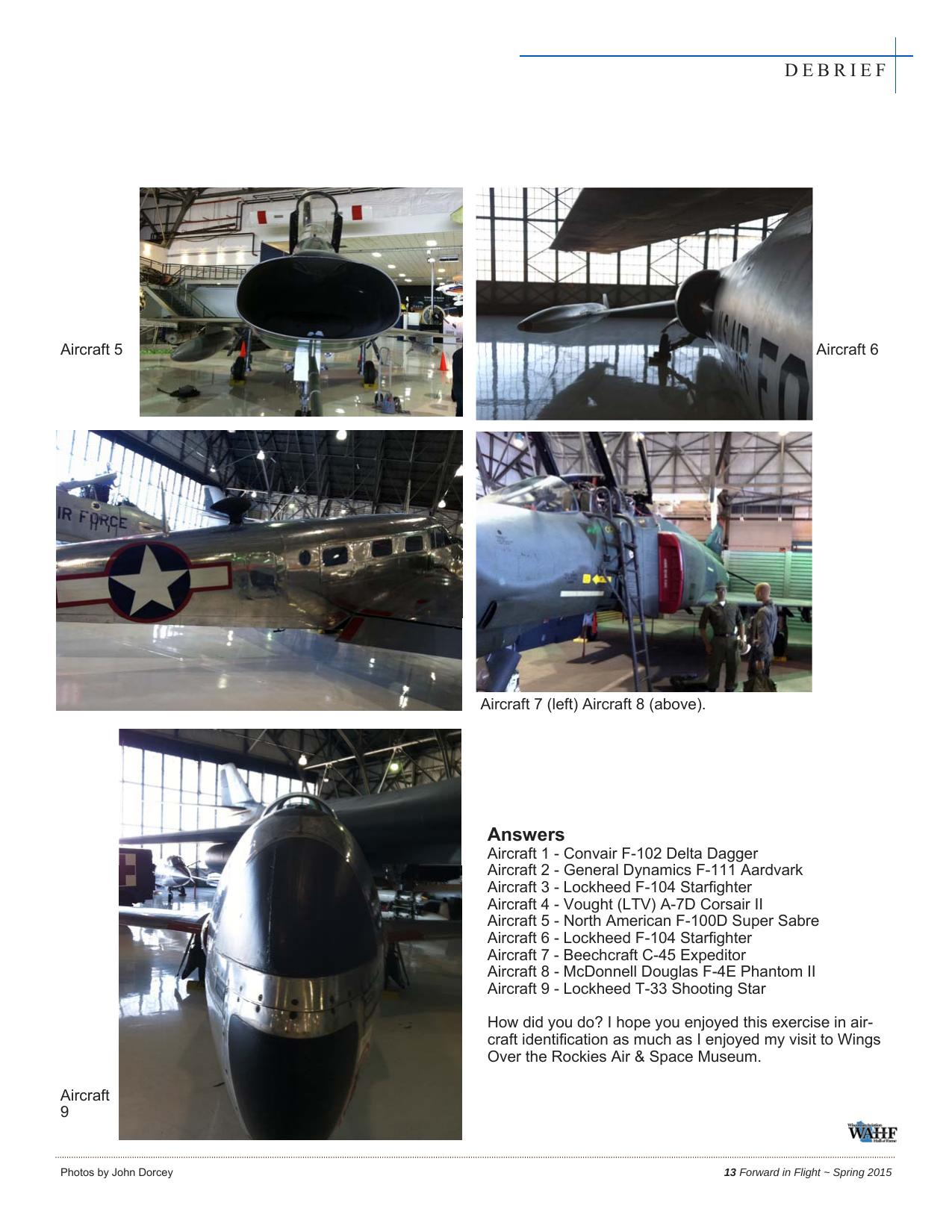 Forward in Flight - Spring 2015 -  Page15