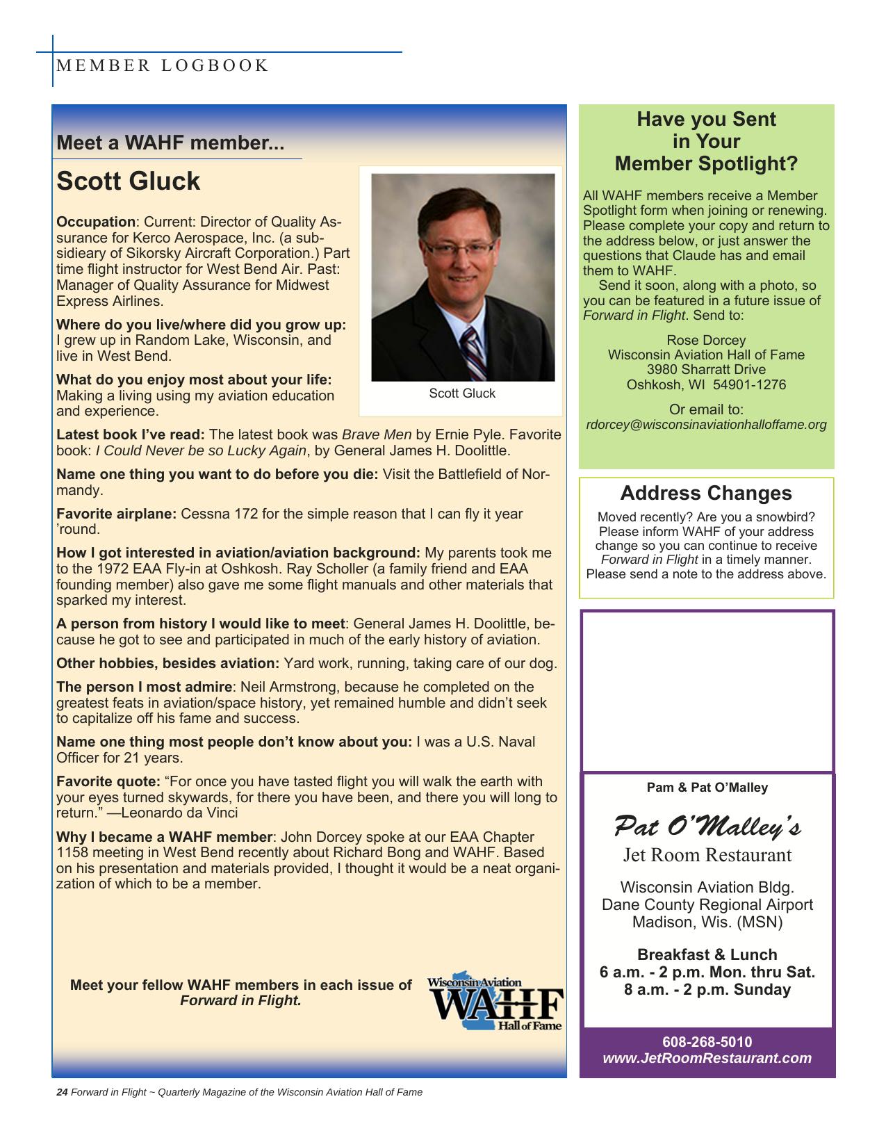 Forward in Flight - Spring 2015 -  Page26