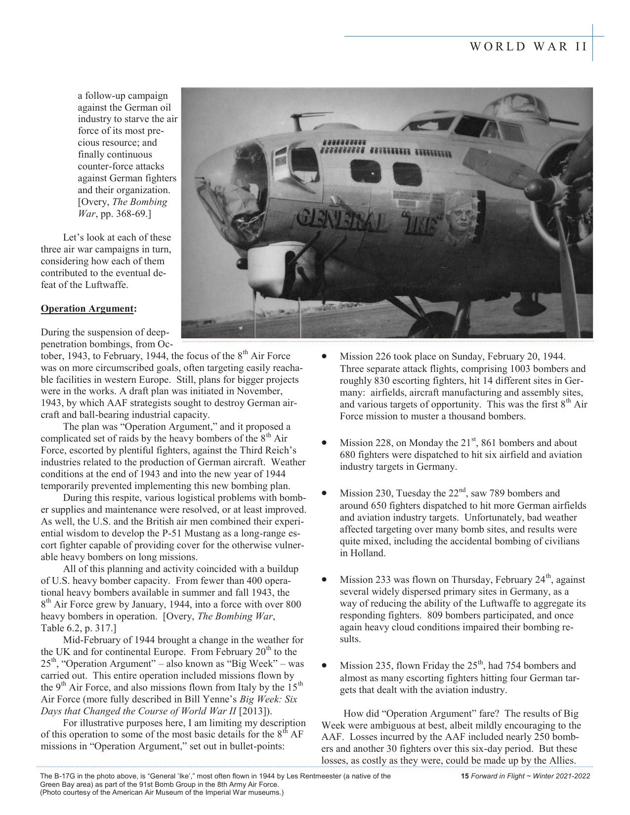 Forward in Flight - Winter 2021 -  Page17