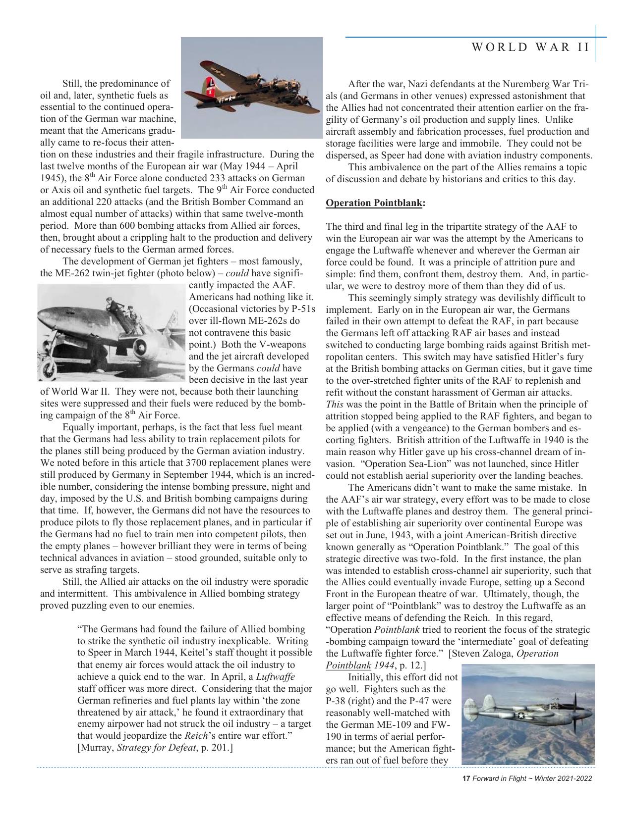 Forward in Flight - Winter 2021 -  Page19