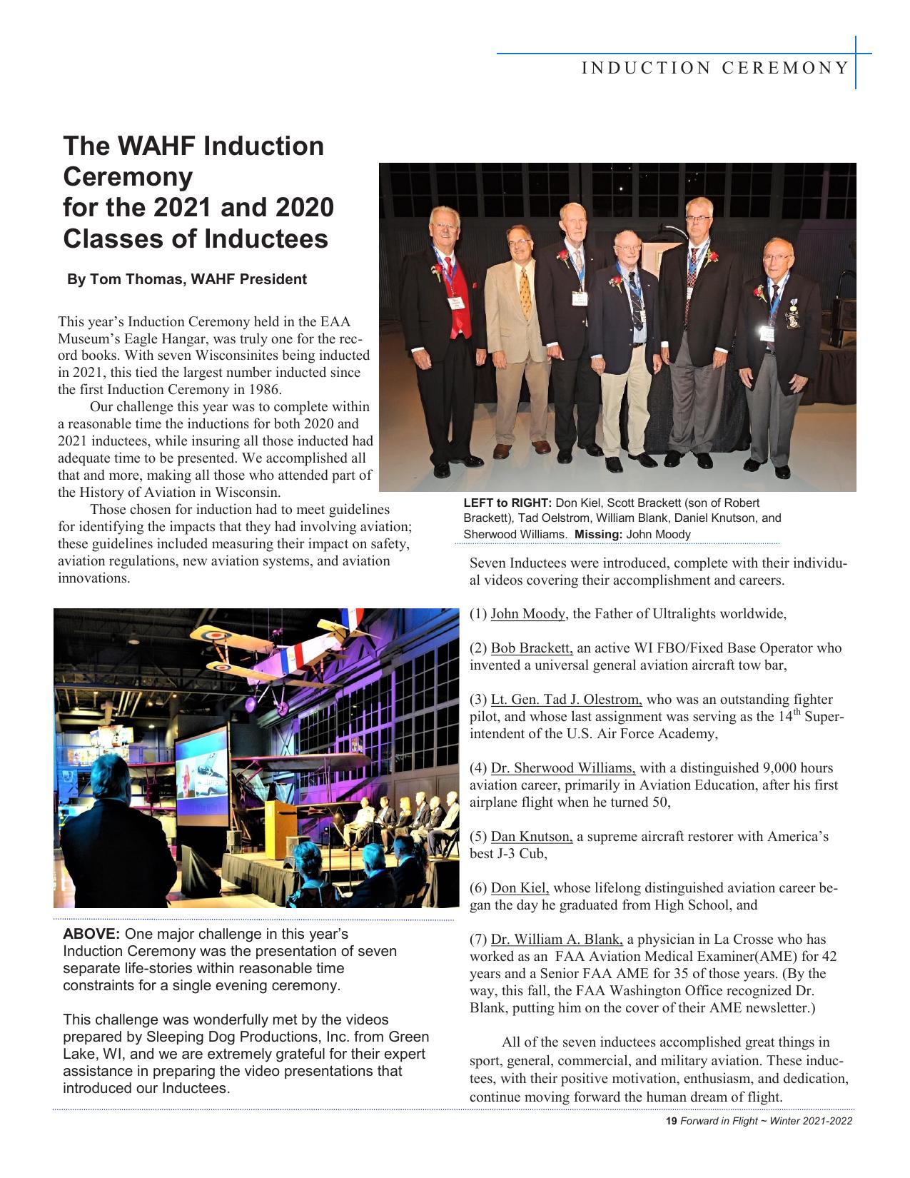 Forward in Flight - Winter 2021 -  Page21