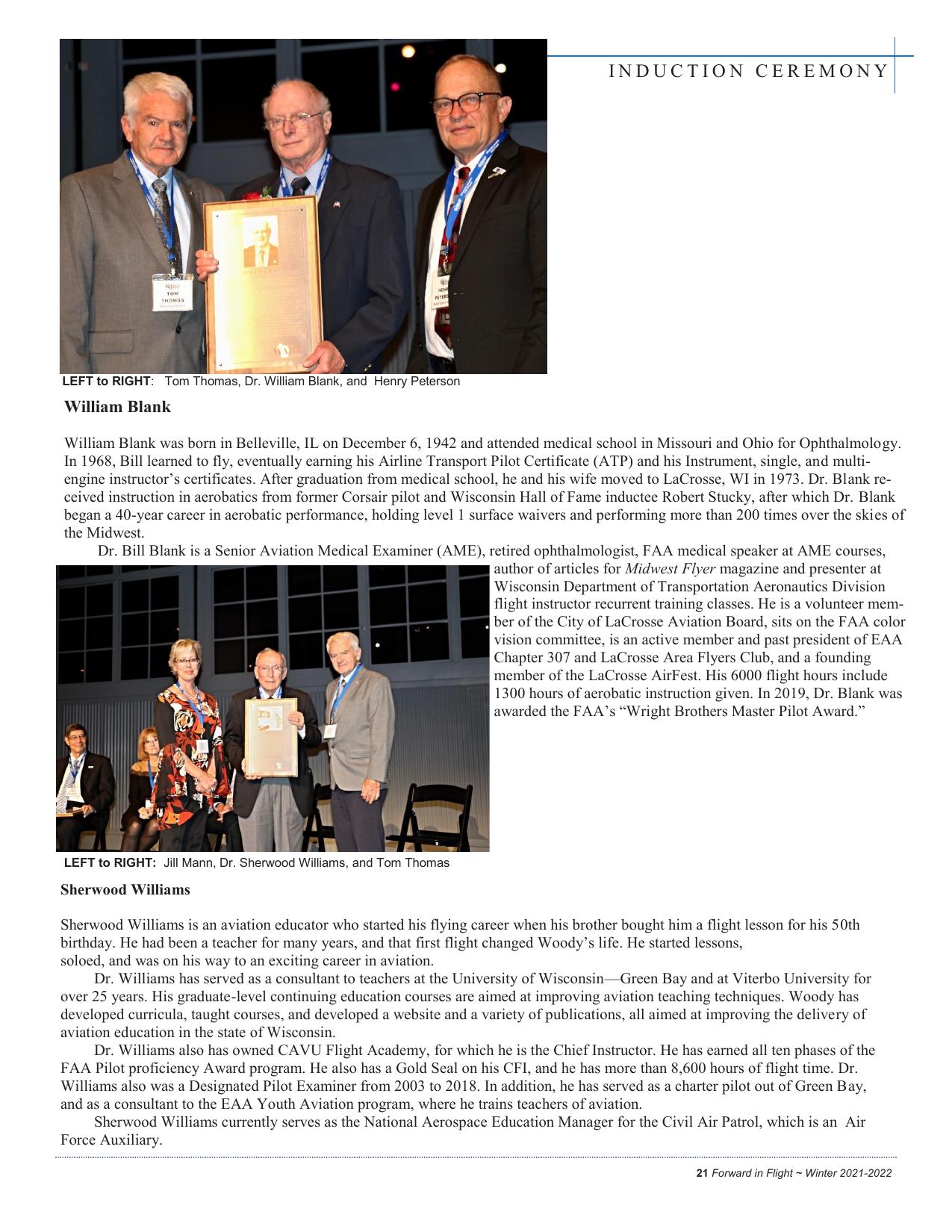 Forward in Flight - Winter 2021 -  Page23