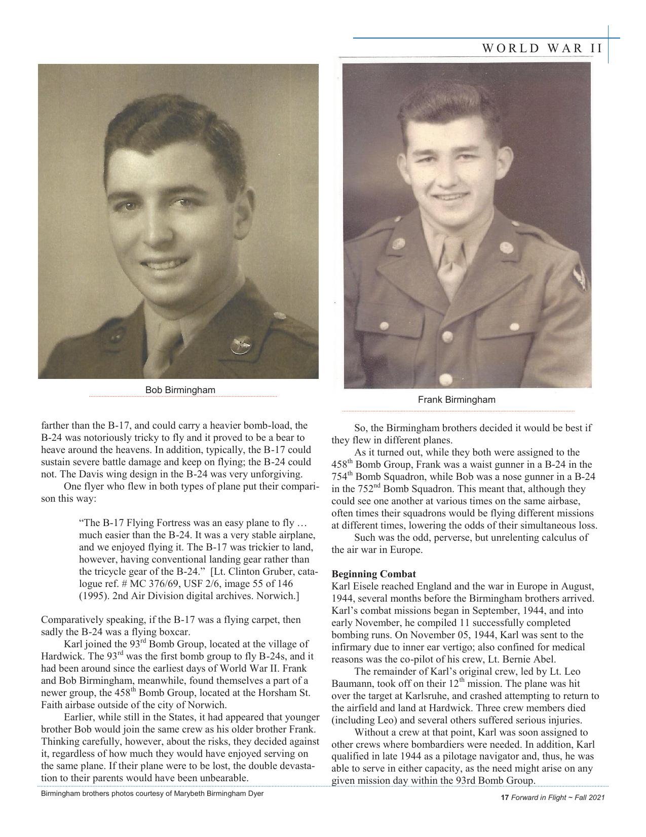 Forward in Flight - Fall 2021 -  Page19