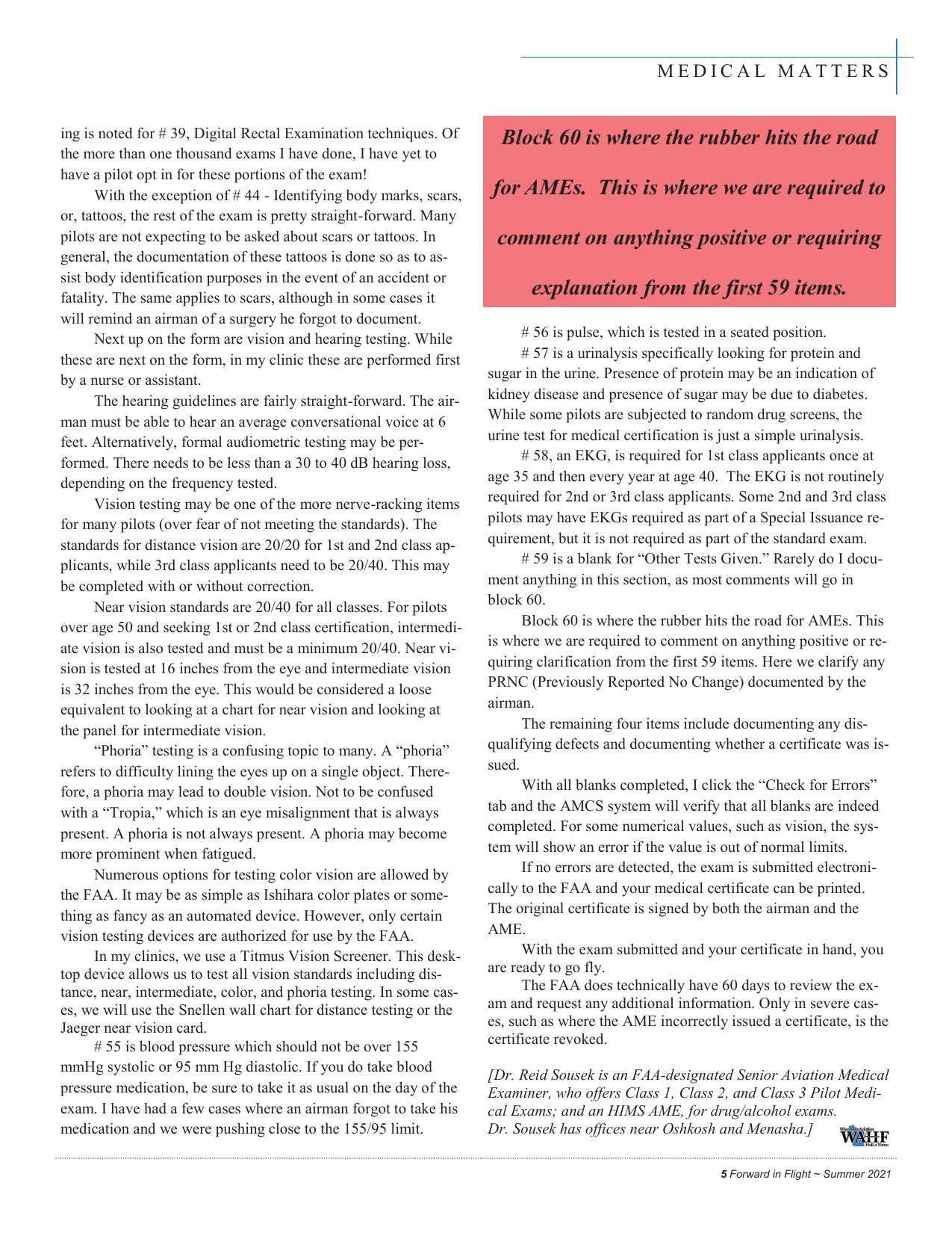 Forward in Flight - Summer 2021 -  Page7