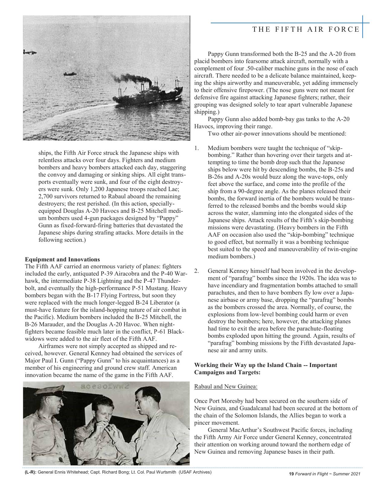 Forward in Flight - Summer 2021 -  Page21