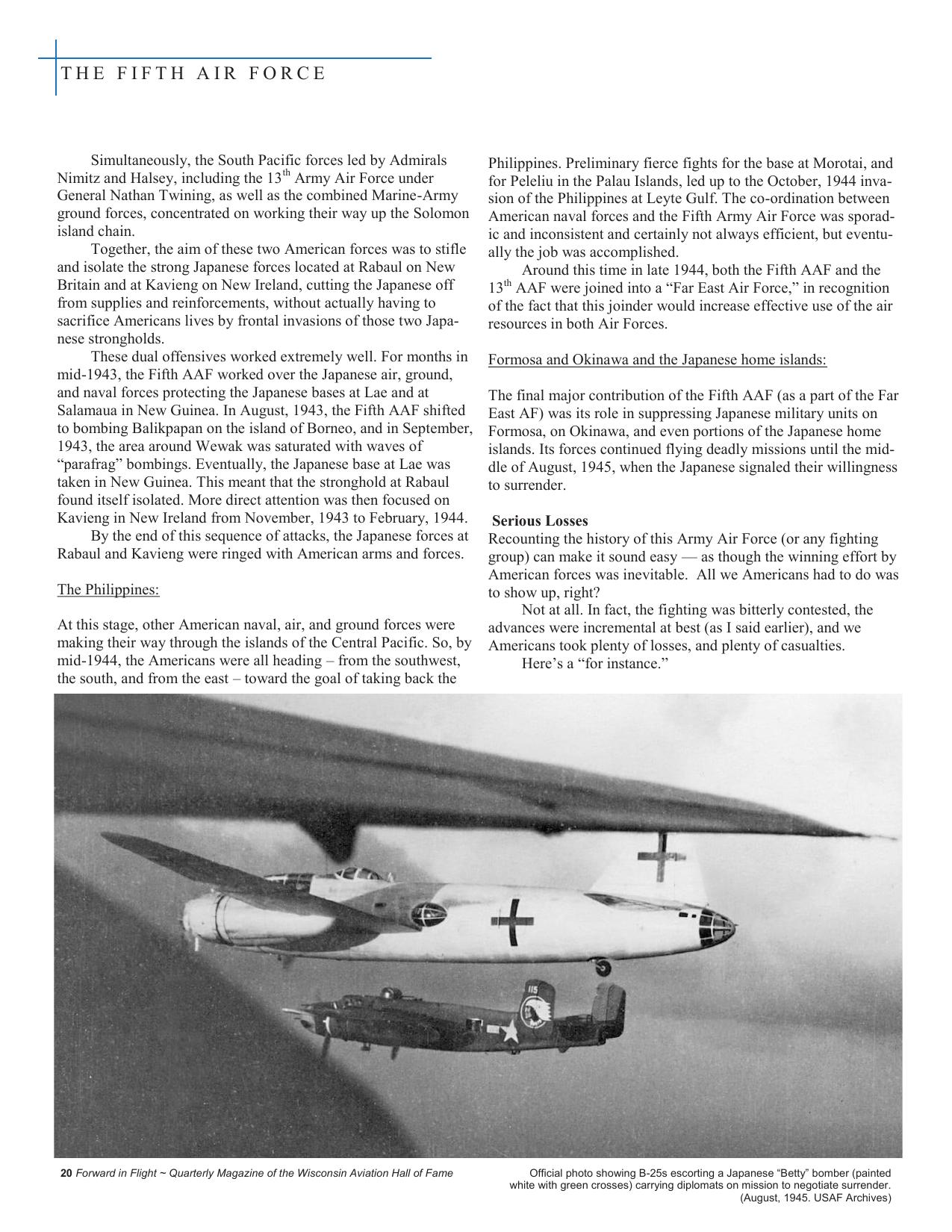 Forward in Flight - Summer 2021 -  Page22