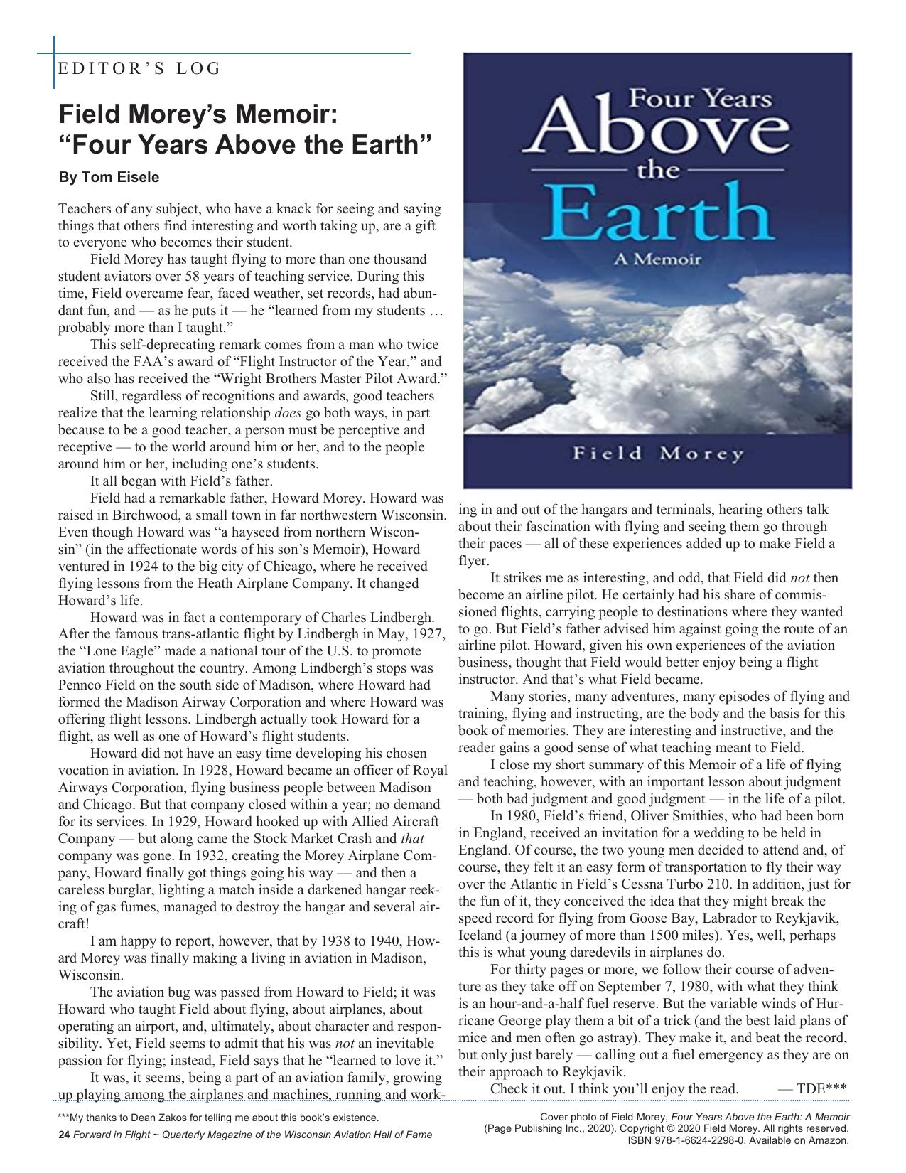 Forward in Flight - Summer 2021 -  Page26