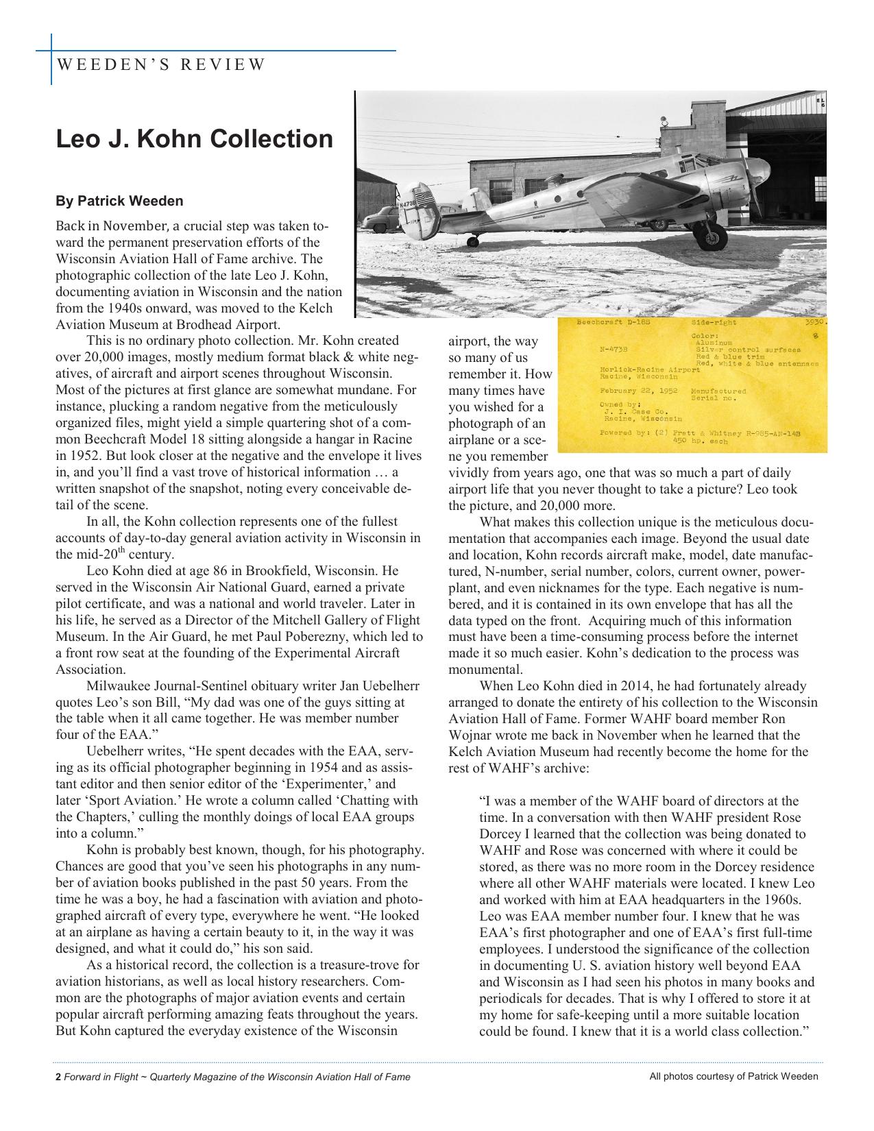 Forward in Flight - Spring 2021 -  Page4