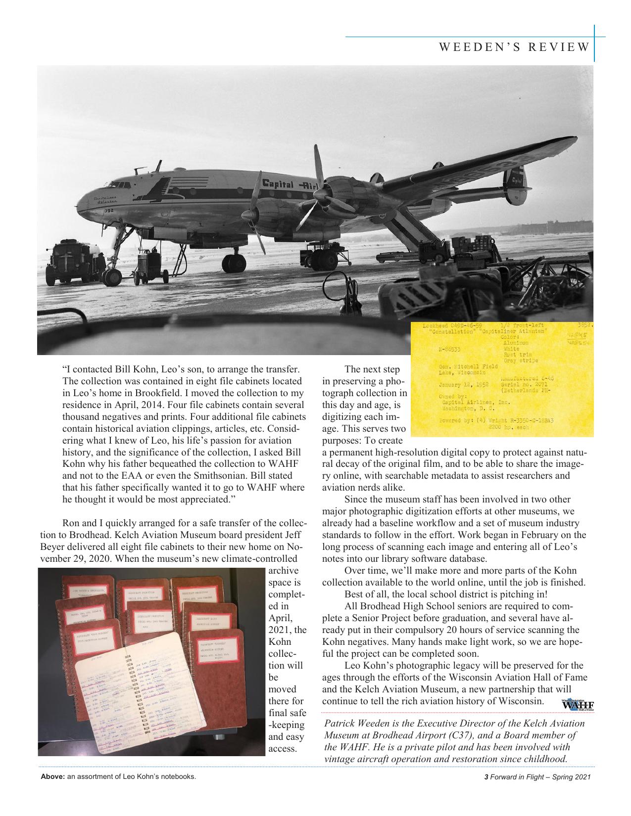 Forward in Flight - Spring 2021 -  Page5