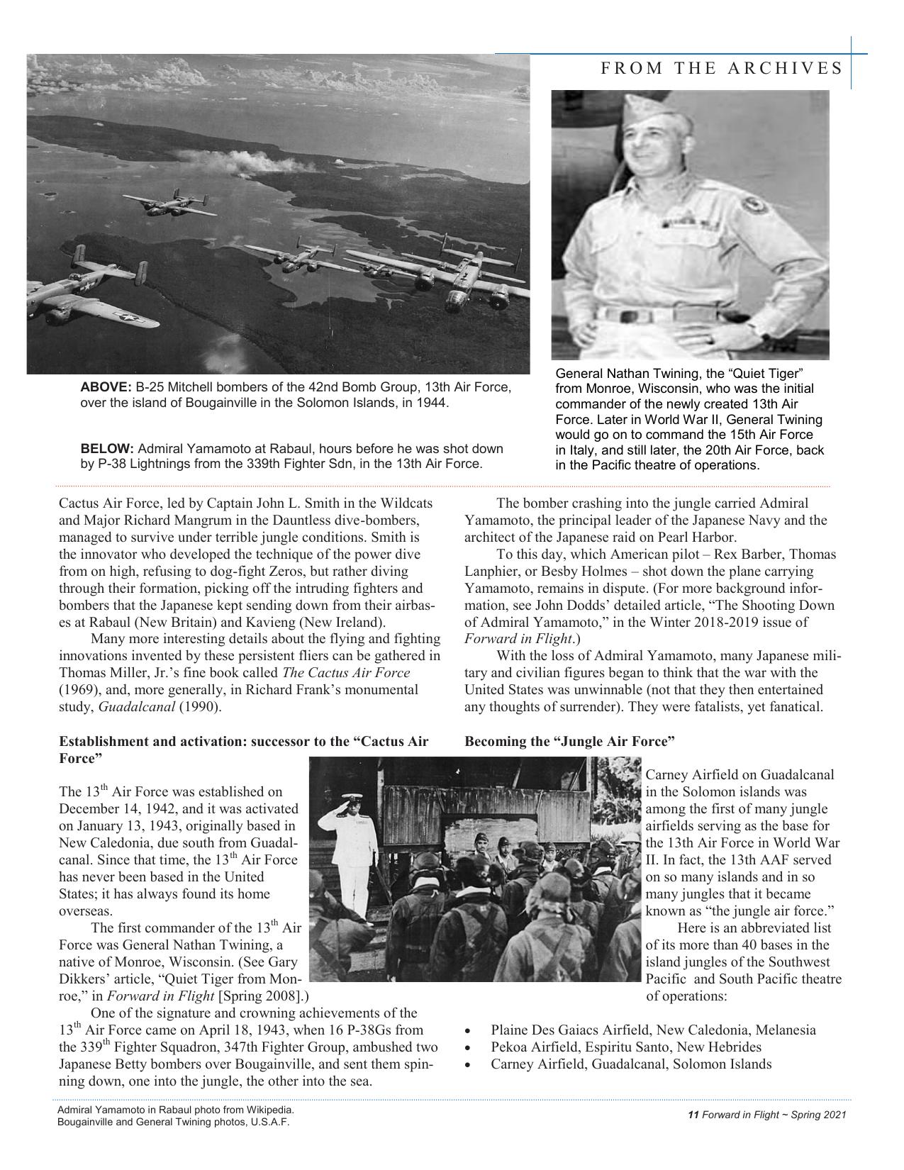 Forward in Flight - Spring 2021 -  Page13