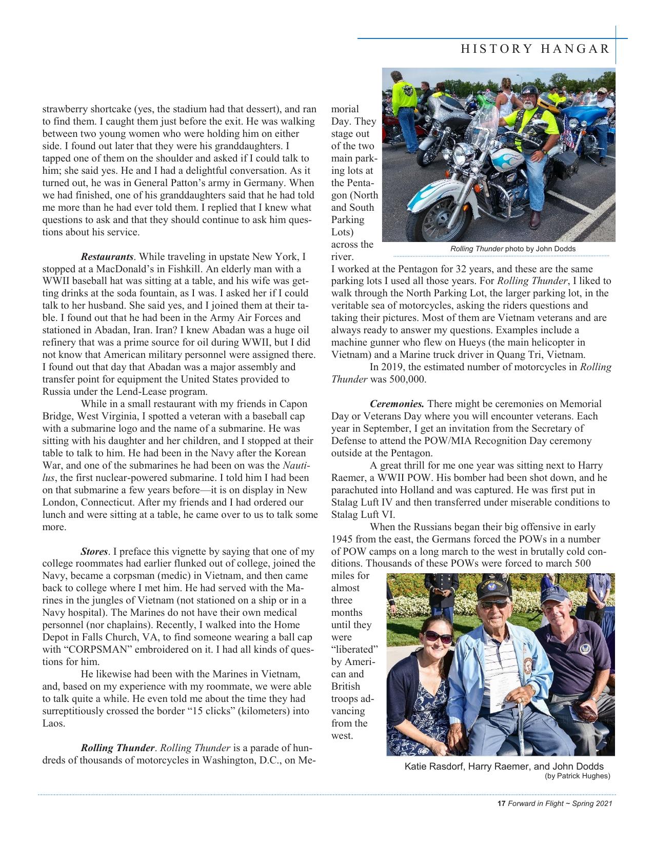 Forward in Flight - Spring 2021 -  Page19