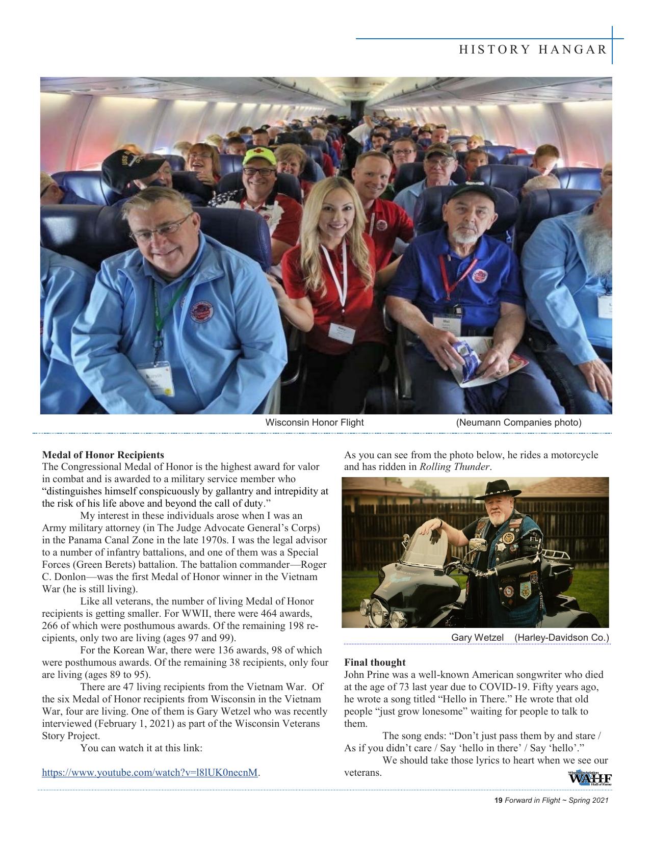 Forward in Flight - Spring 2021 -  Page21