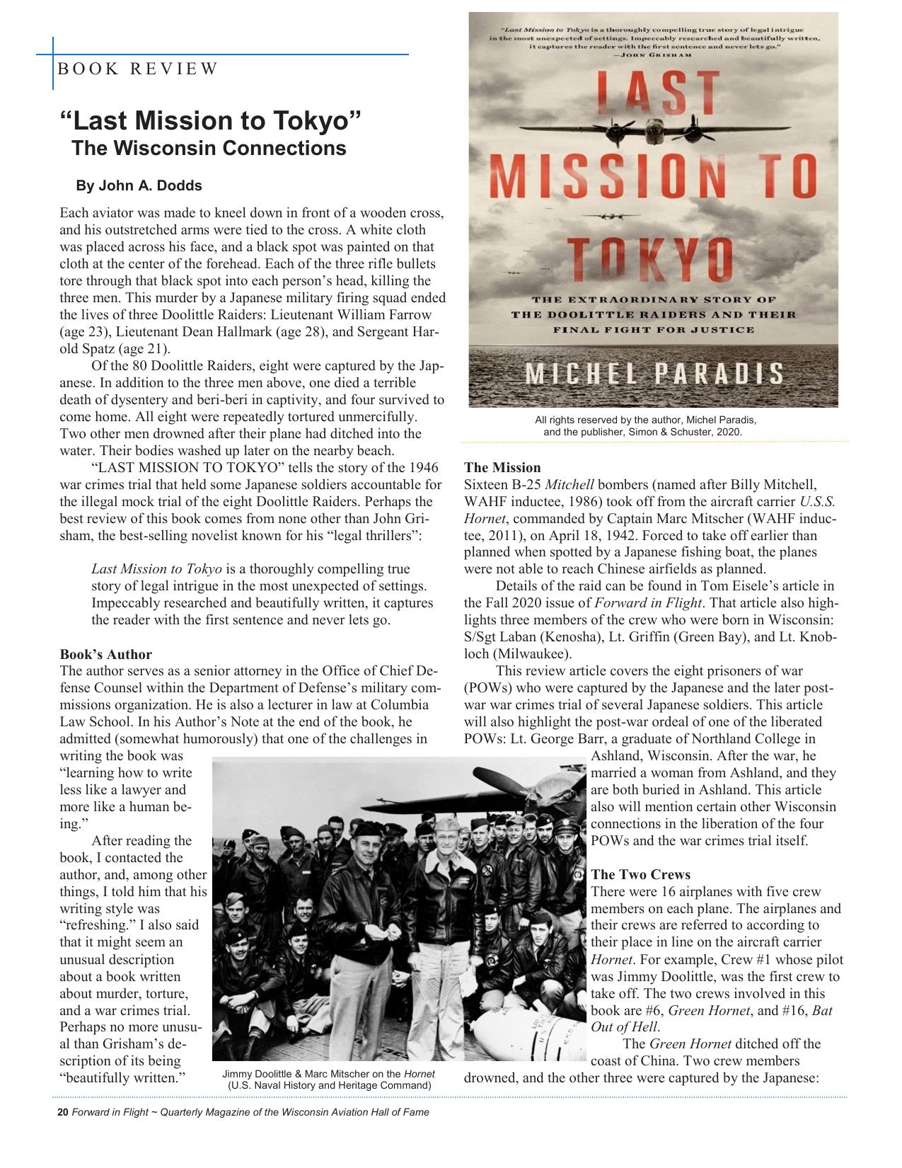 Forward in Flight - Spring 2021 -  Page22