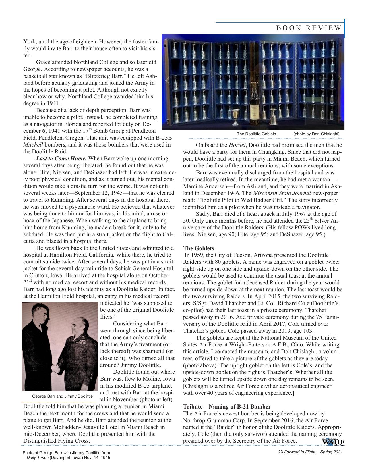 Forward in Flight - Spring 2021 -  Page25