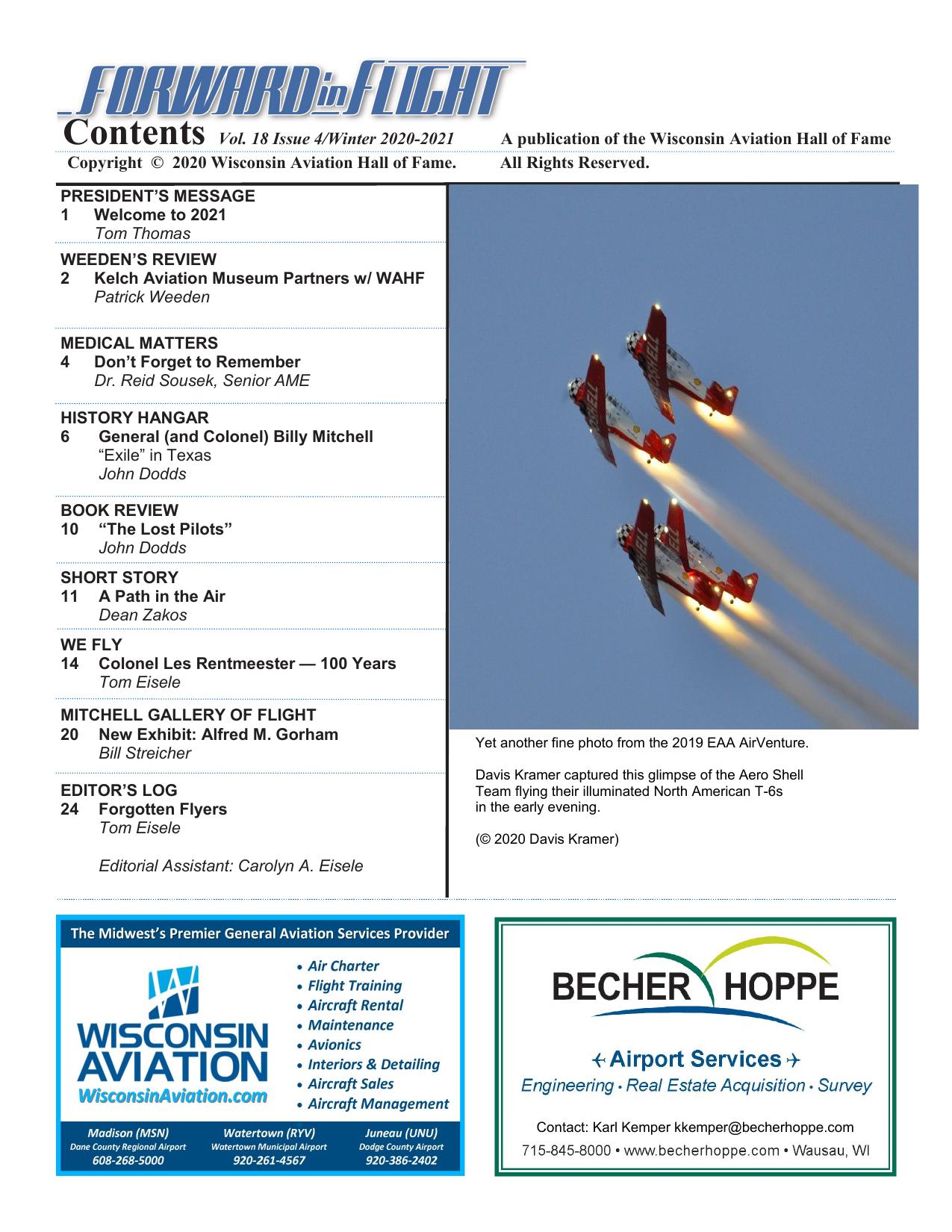 Forward in Flight - Winter 2020 -  Page2