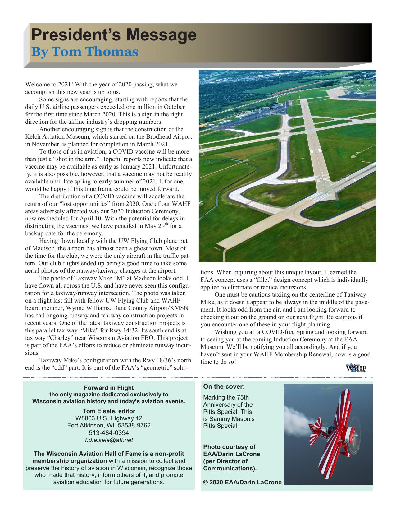 Forward in Flight - Winter 2020 -  Page3