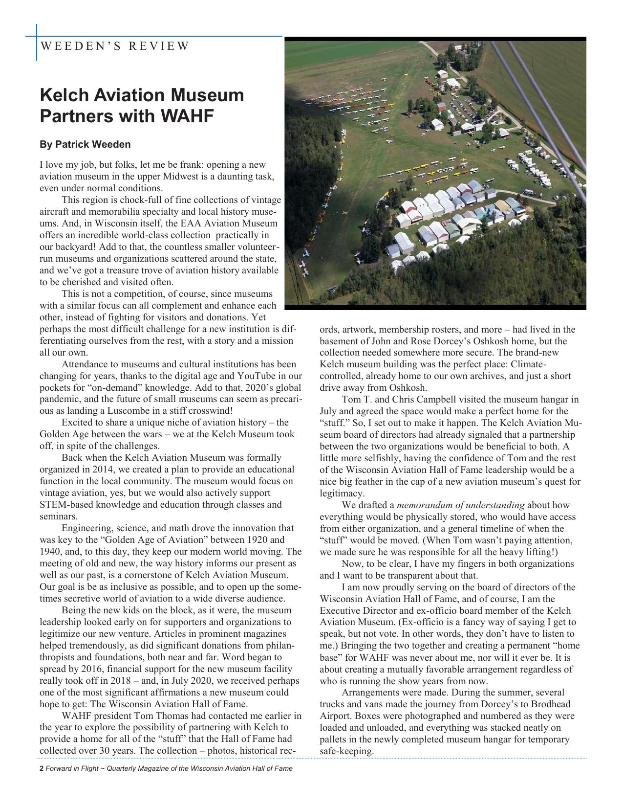 Forward in Flight - Winter 2020 -  Page4