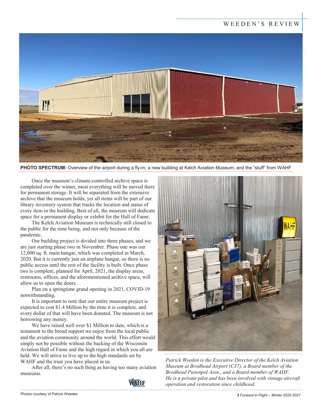 Forward in Flight - Winter 2020 -  Page5