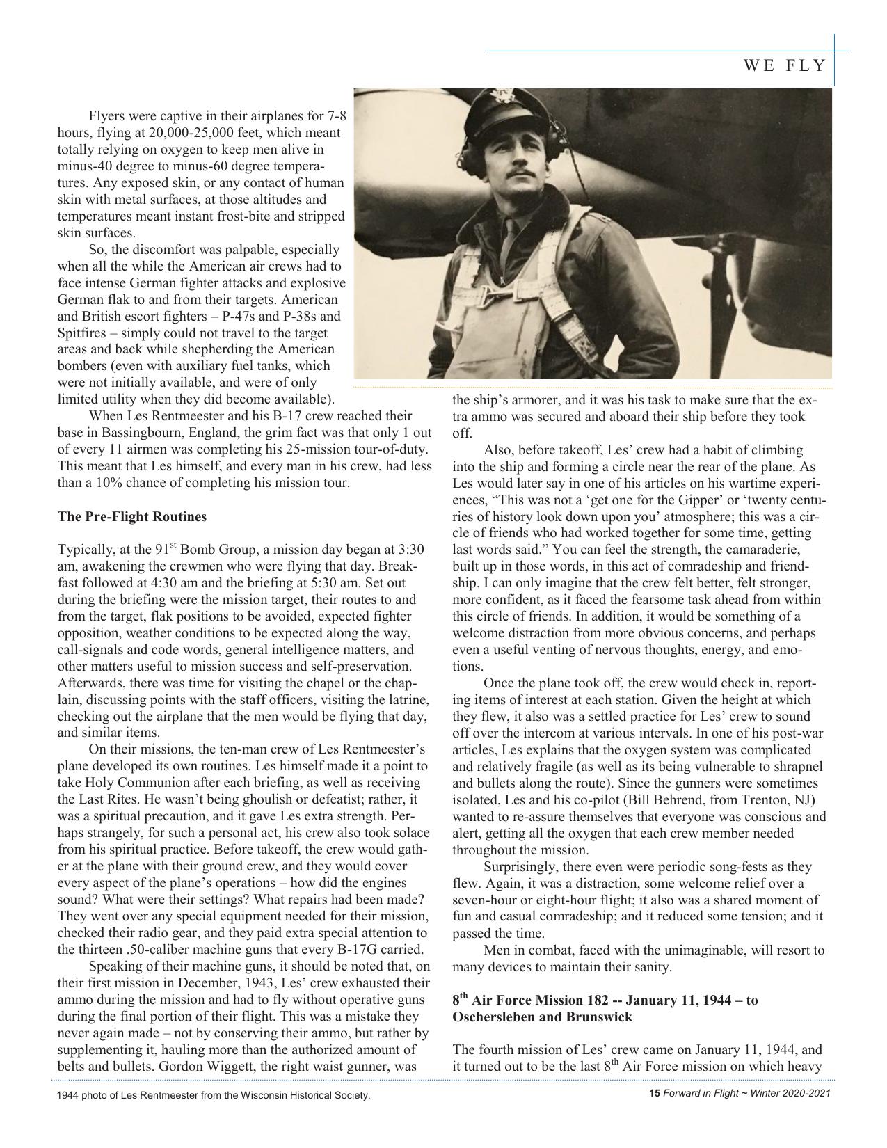 Forward in Flight - Winter 2020 -  Page17