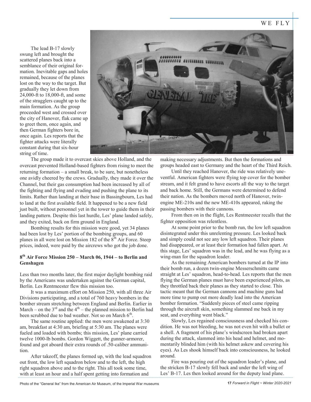 Forward in Flight - Winter 2020 -  Page19