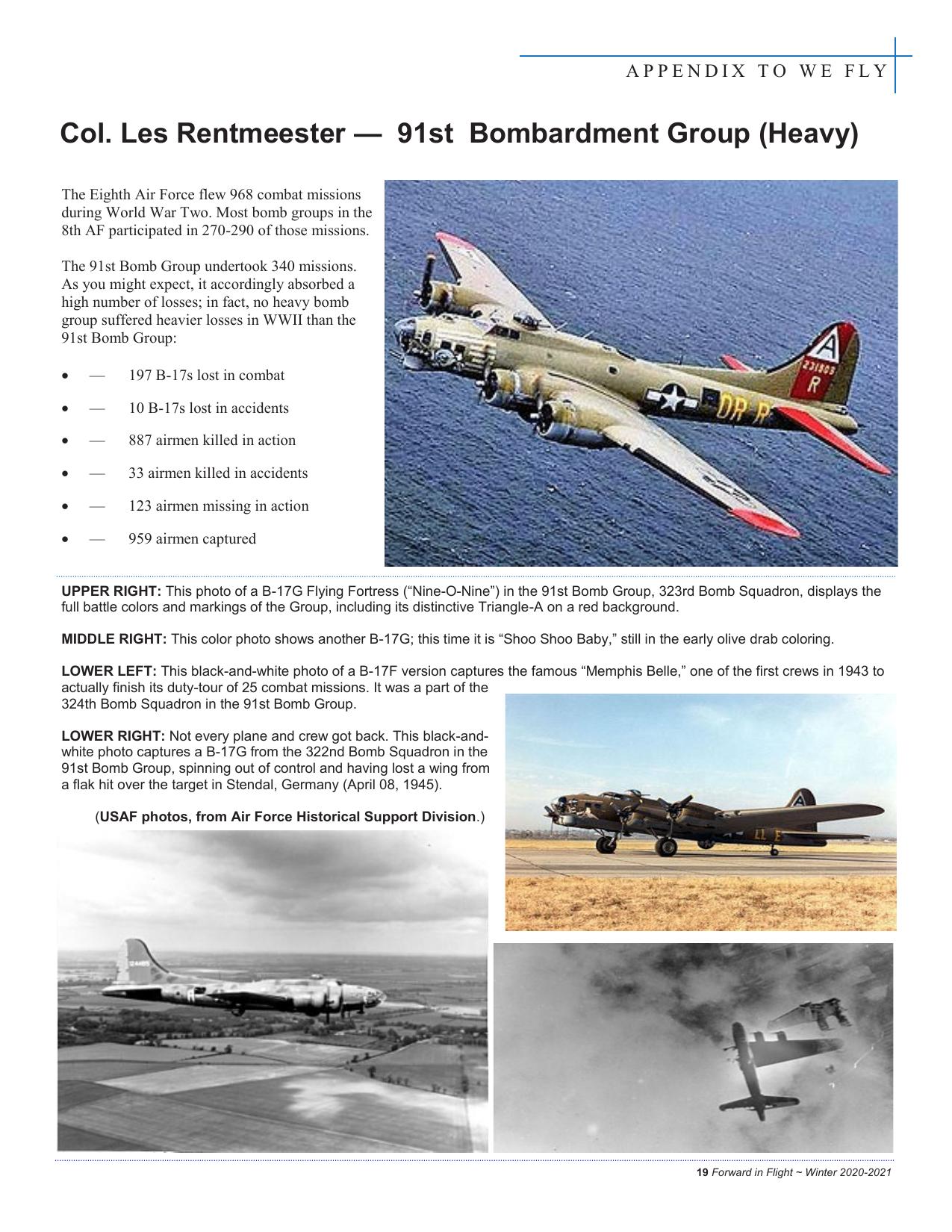 Forward in Flight - Winter 2020 -  Page21