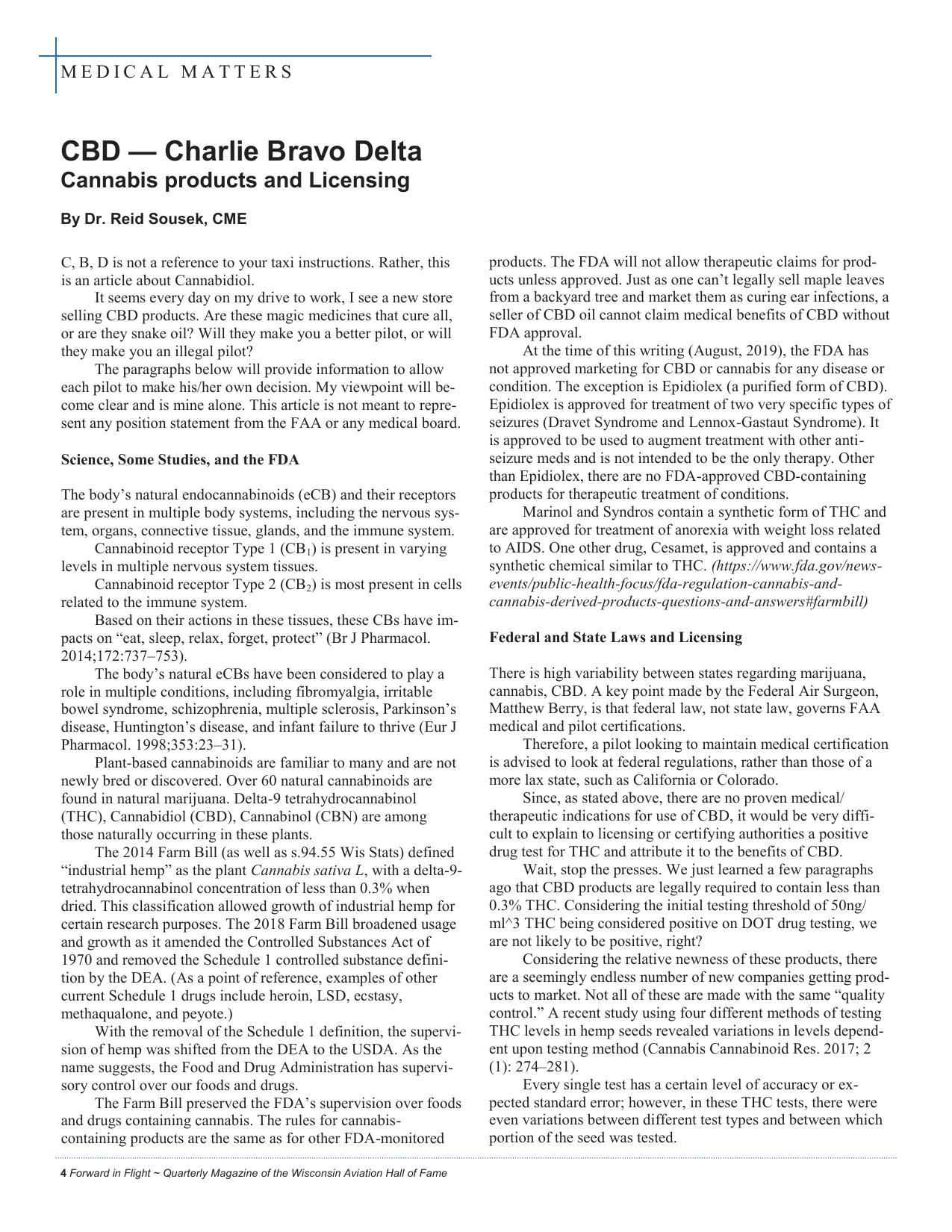 Forward in Flight - Fall 2019 -  Page6