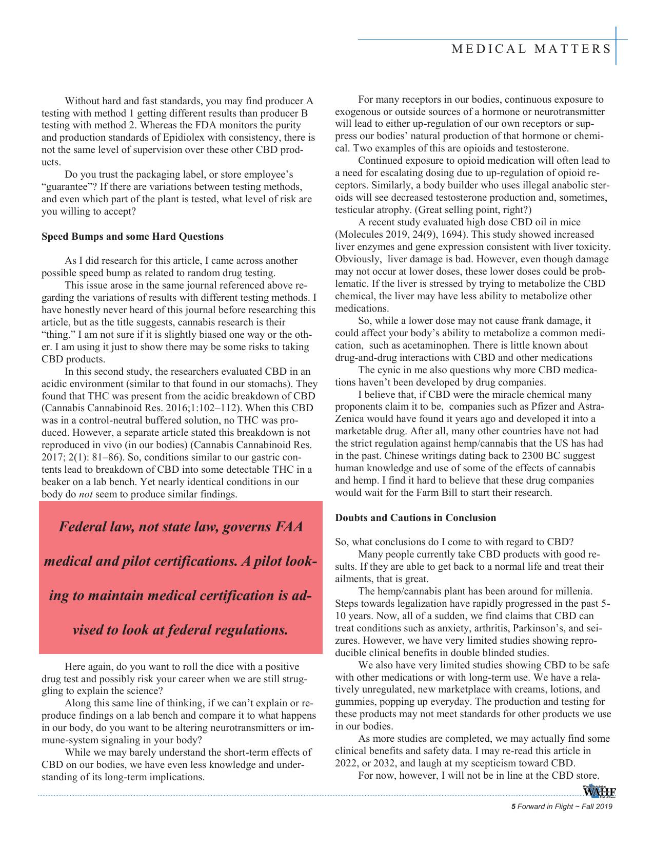 Forward in Flight - Fall 2019 -  Page7