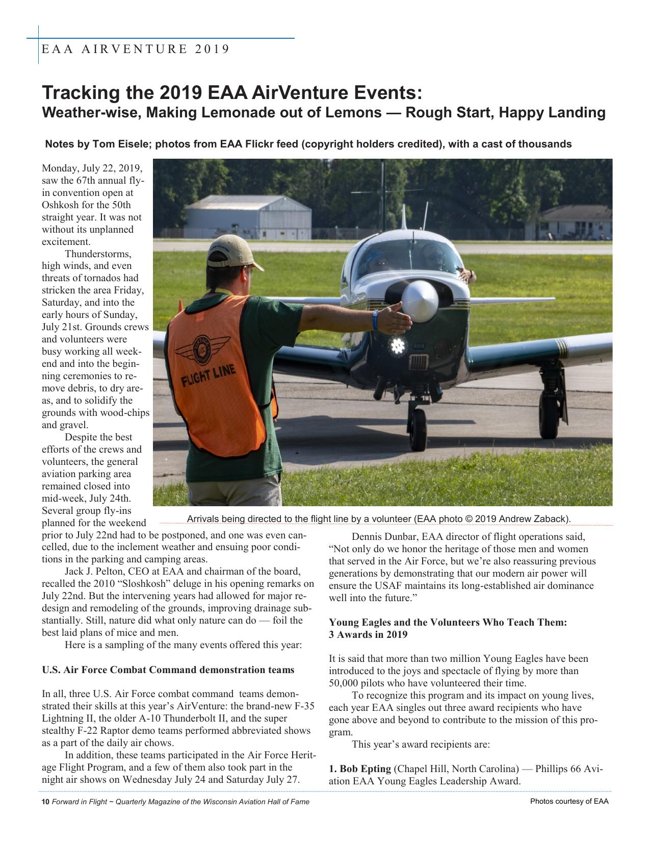 Forward in Flight - Fall 2019 -  Page12