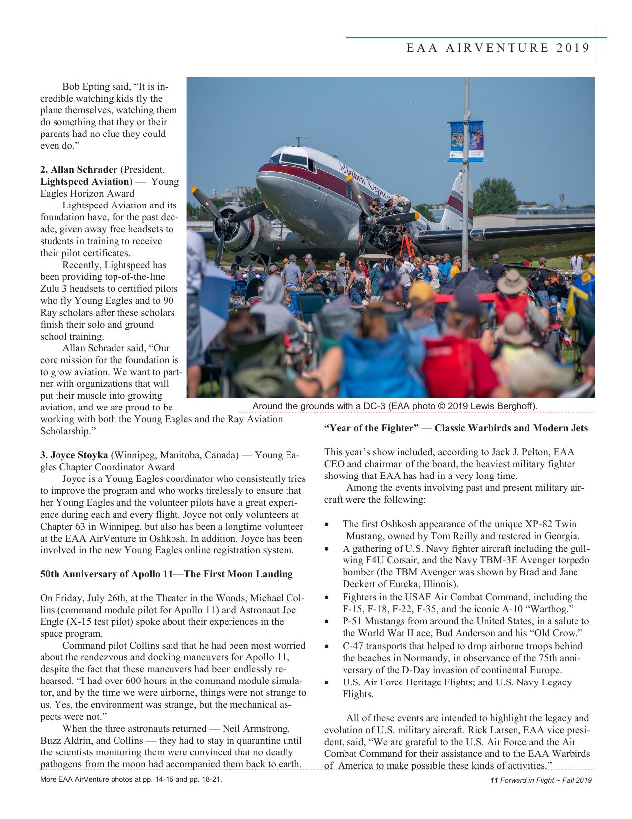 Forward in Flight - Fall 2019 -  Page13