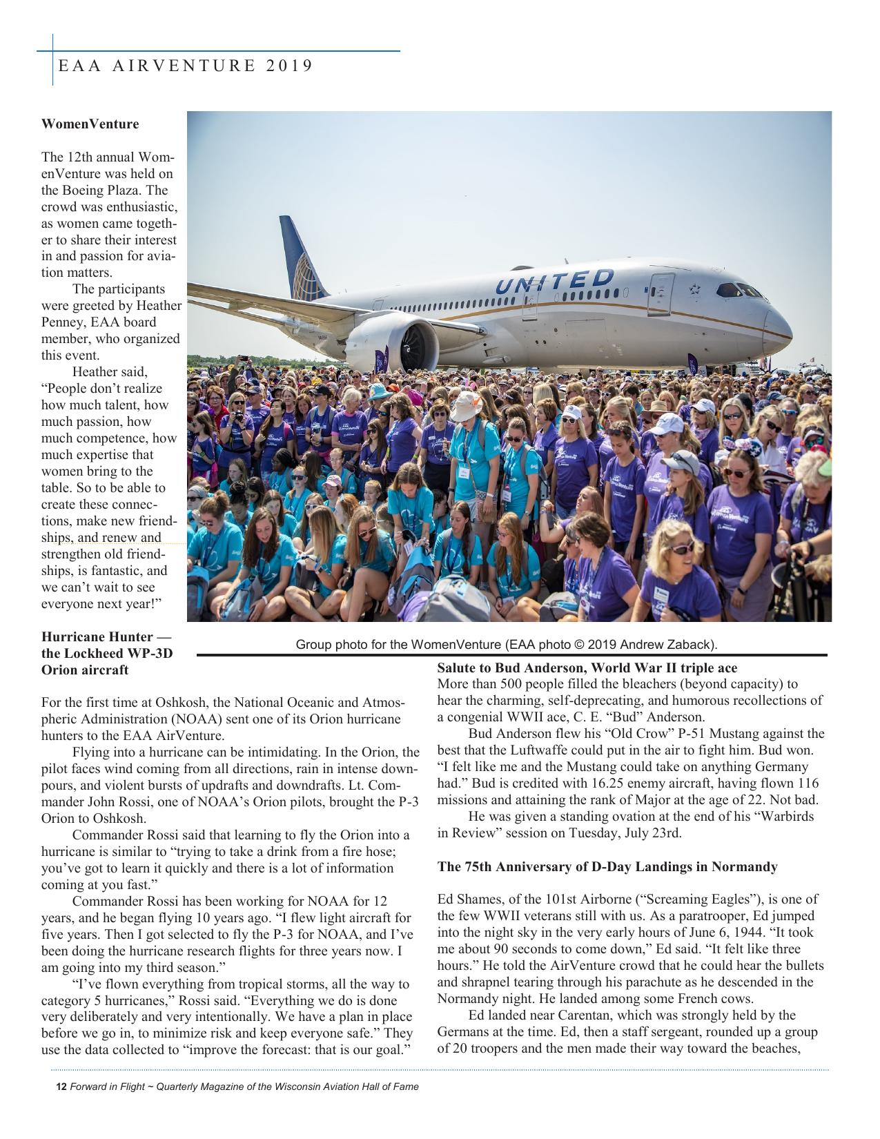 Forward in Flight - Fall 2019 -  Page14