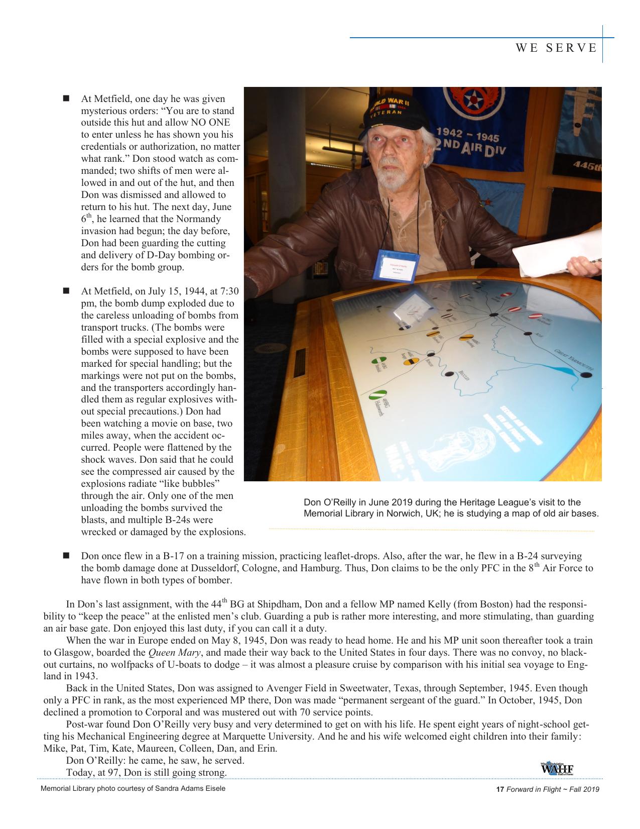 Forward in Flight - Fall 2019 -  Page19