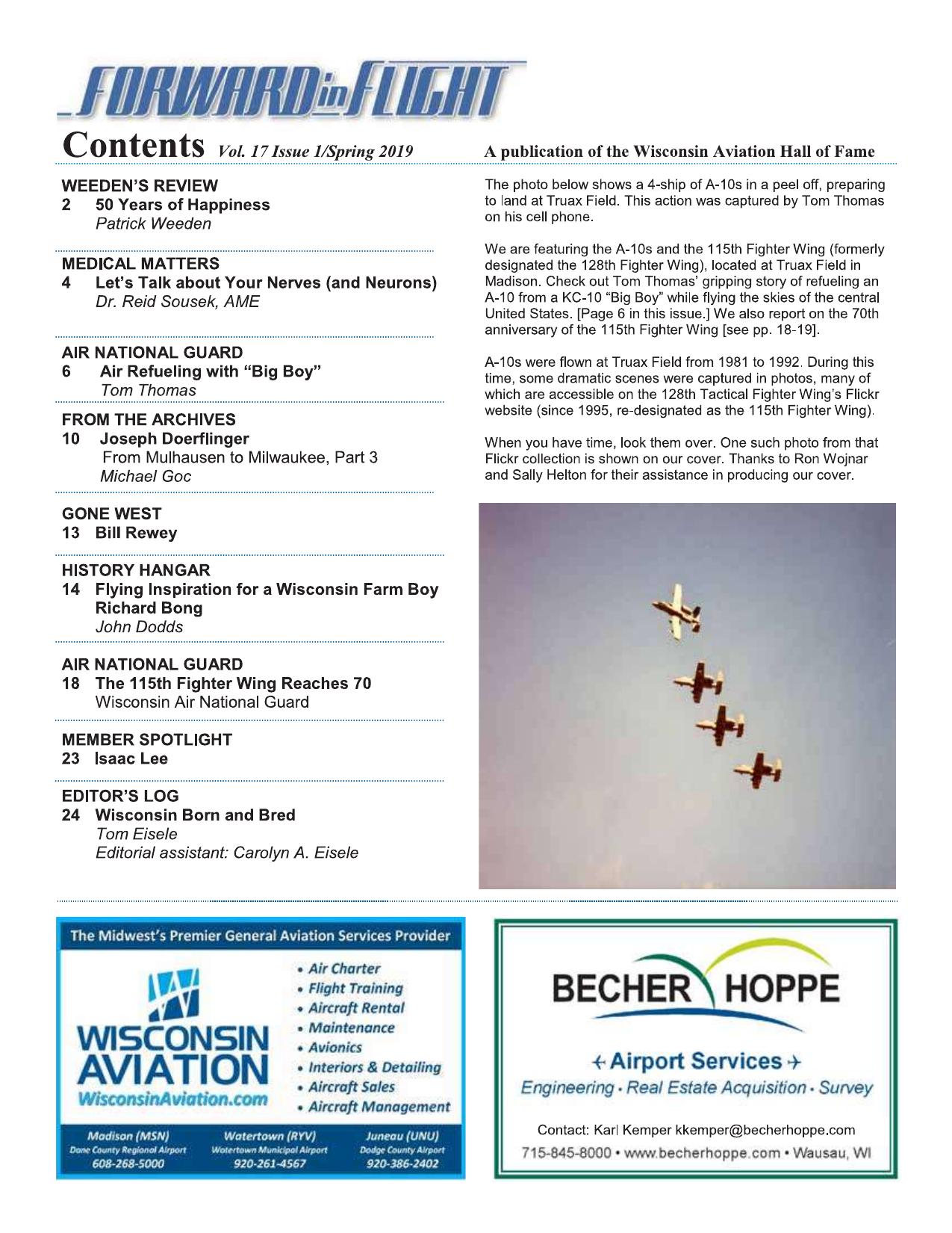 Forward in Flight - Spring 2019 -  Page2