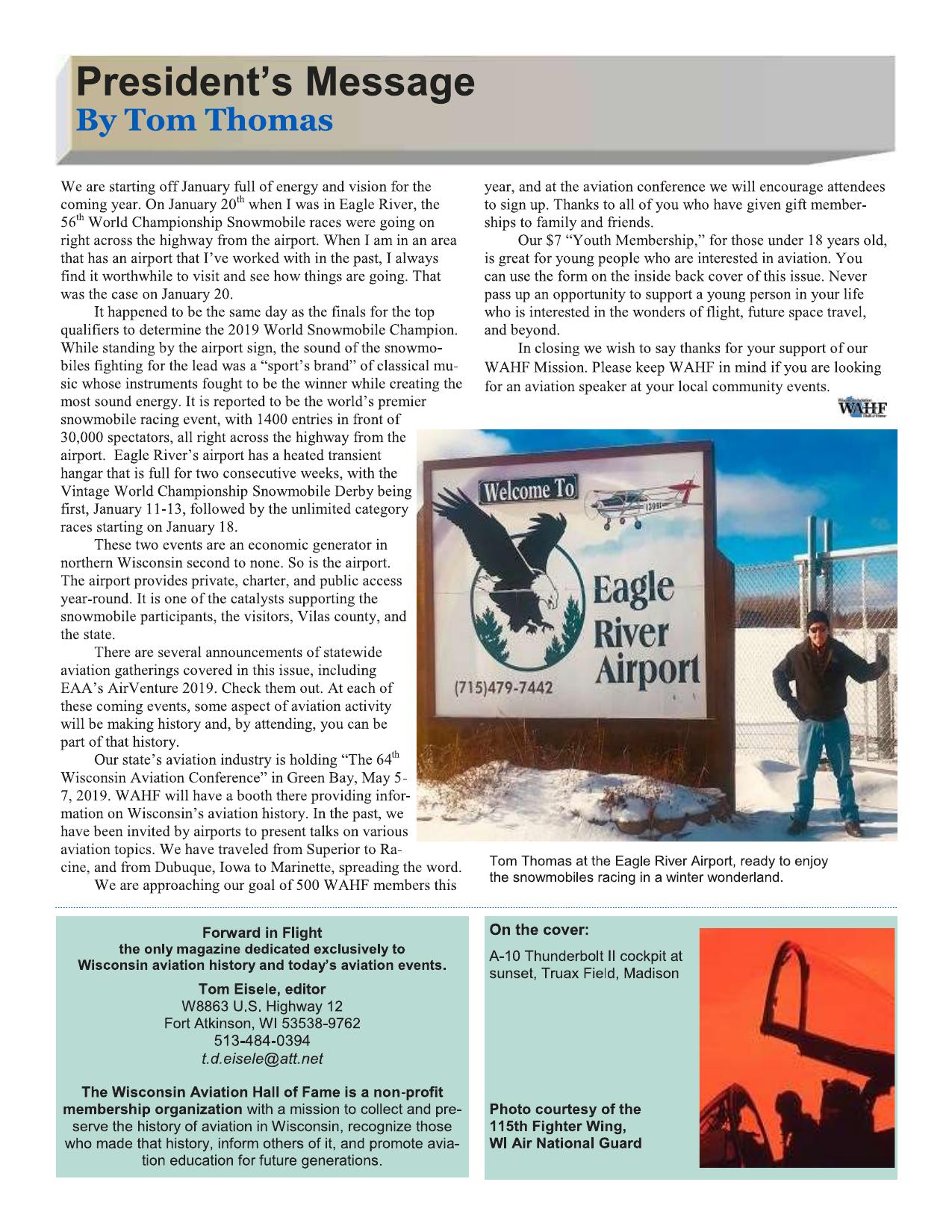 Forward in Flight - Spring 2019 -  Page3