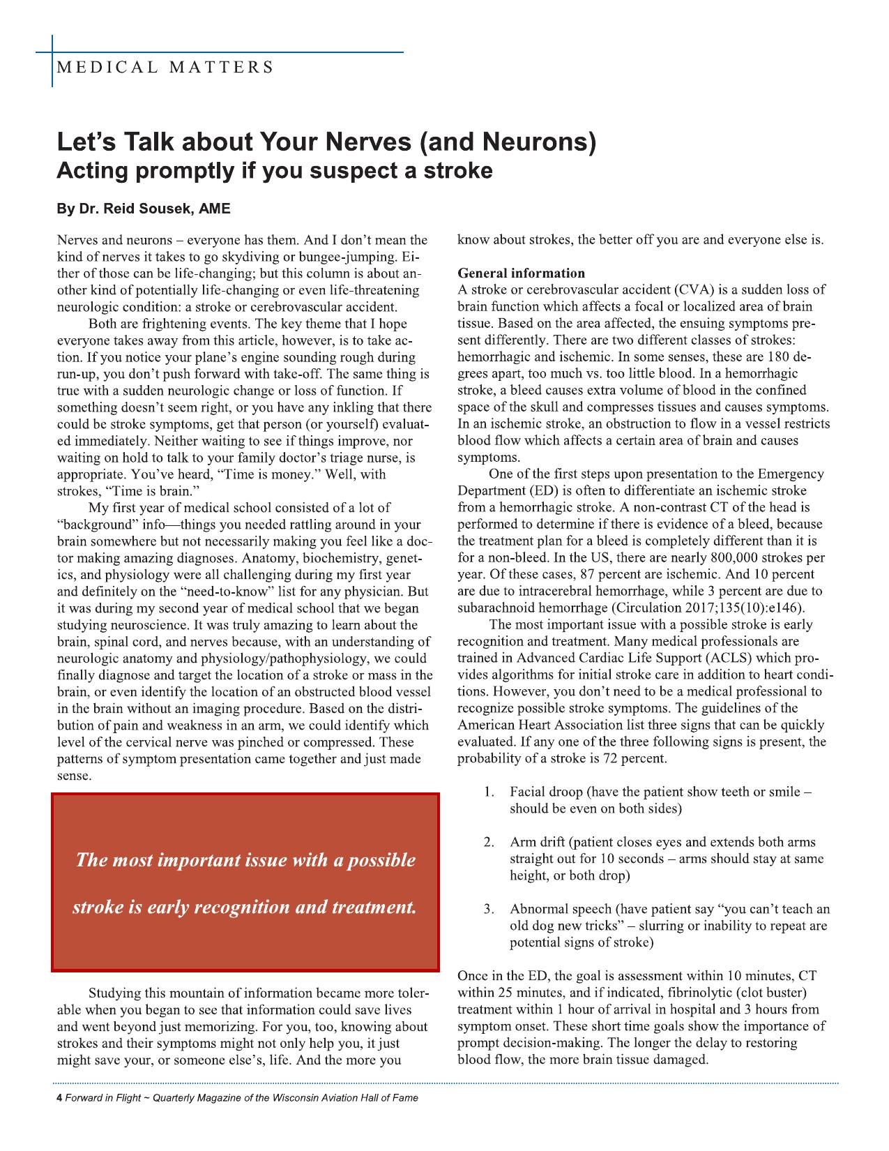 Forward in Flight - Spring 2019 -  Page6