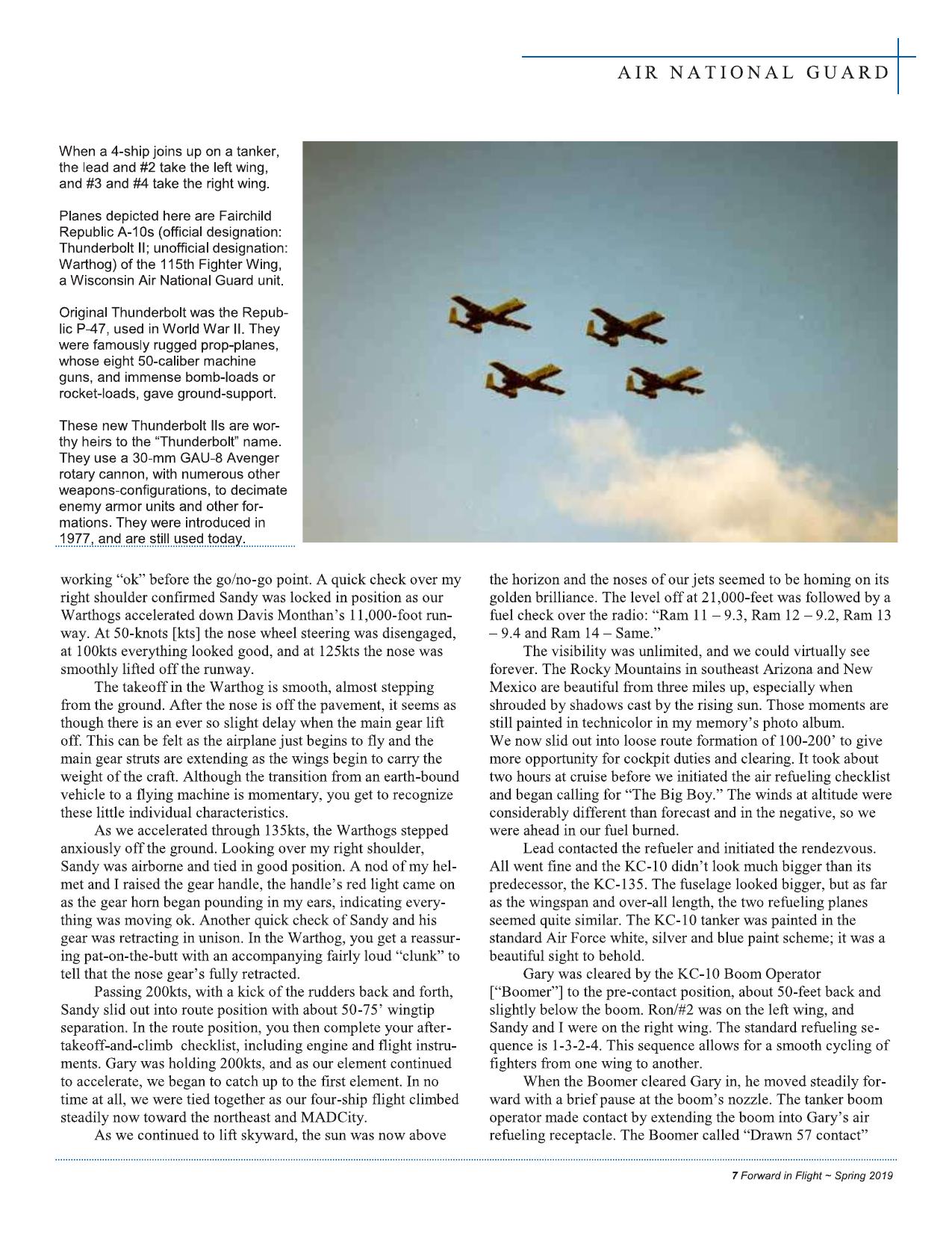 Forward in Flight - Spring 2019 -  Page9