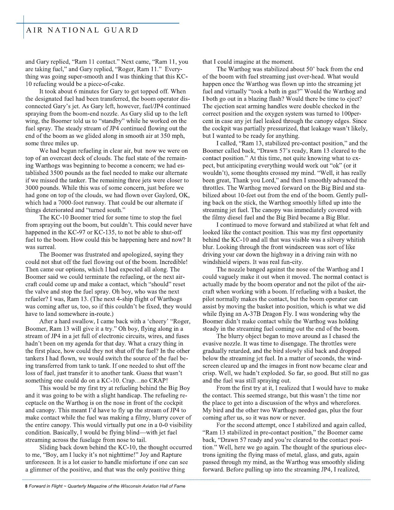 Forward in Flight - Spring 2019 -  Page10