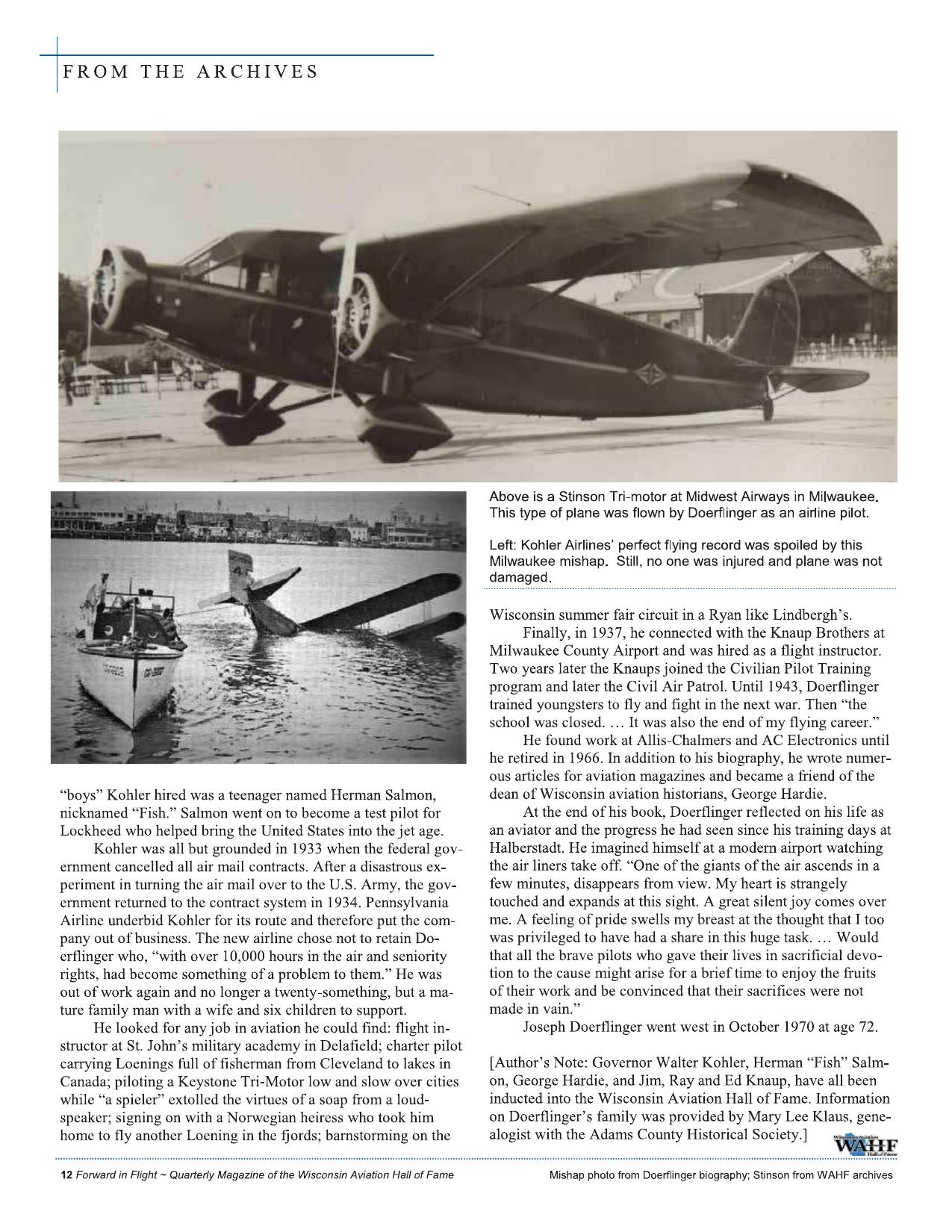 Forward in Flight - Spring 2019 -  Page14