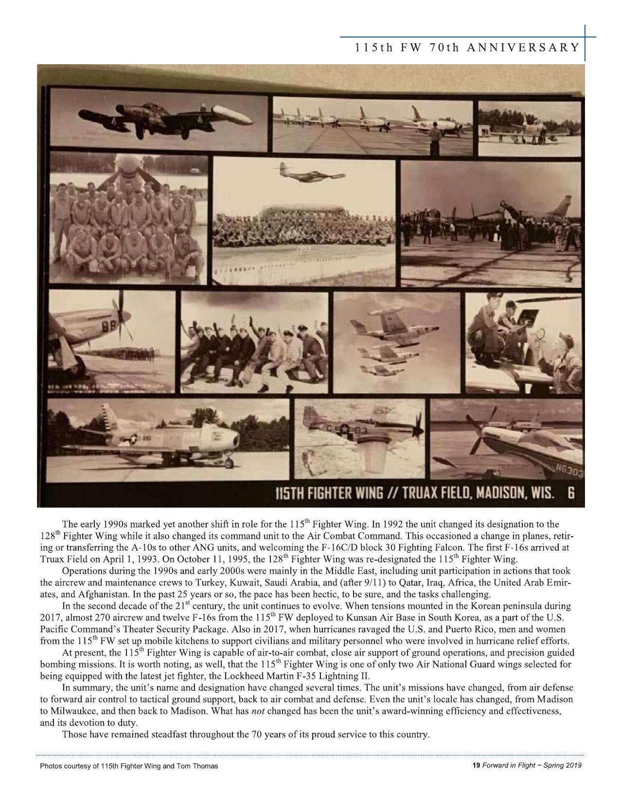 Forward in Flight - Spring 2019 -  Page21