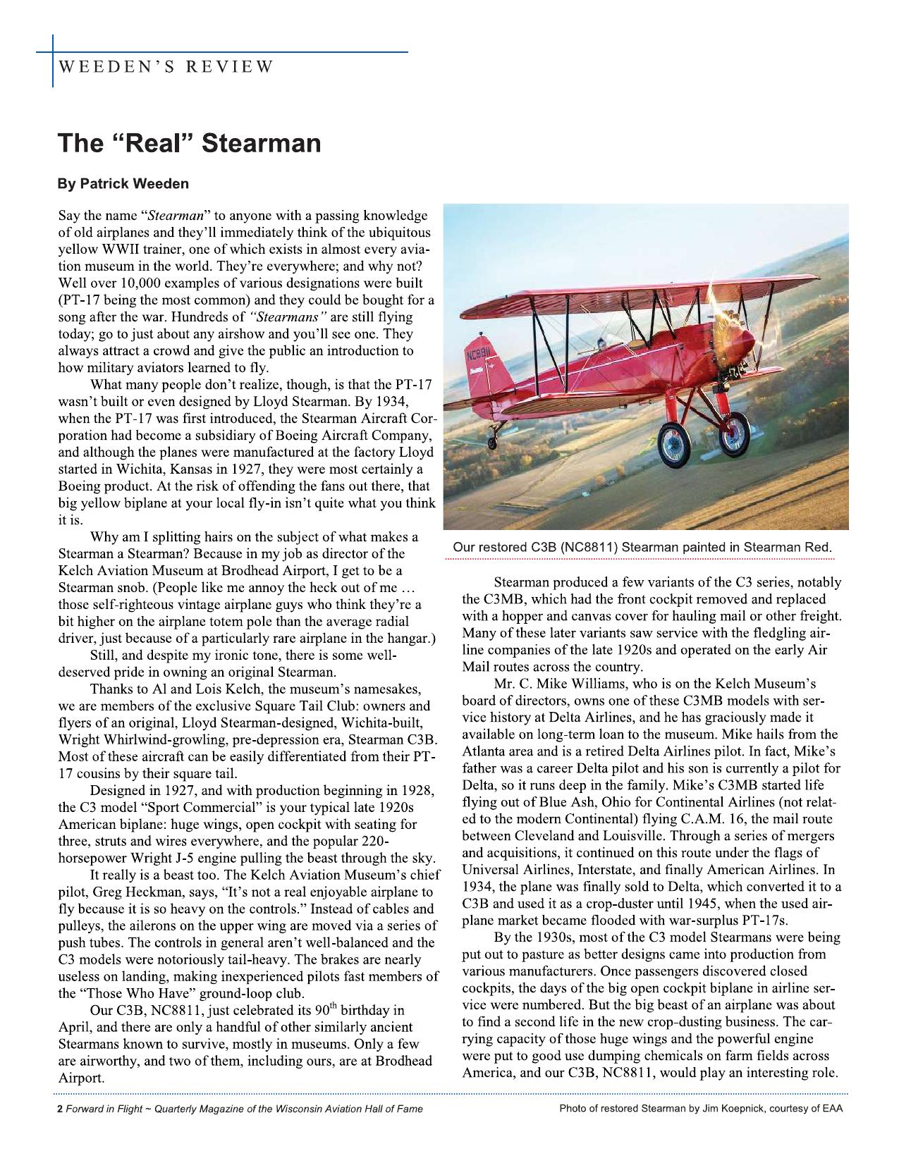 Forward in Flight - Summer 2019 -  Page4