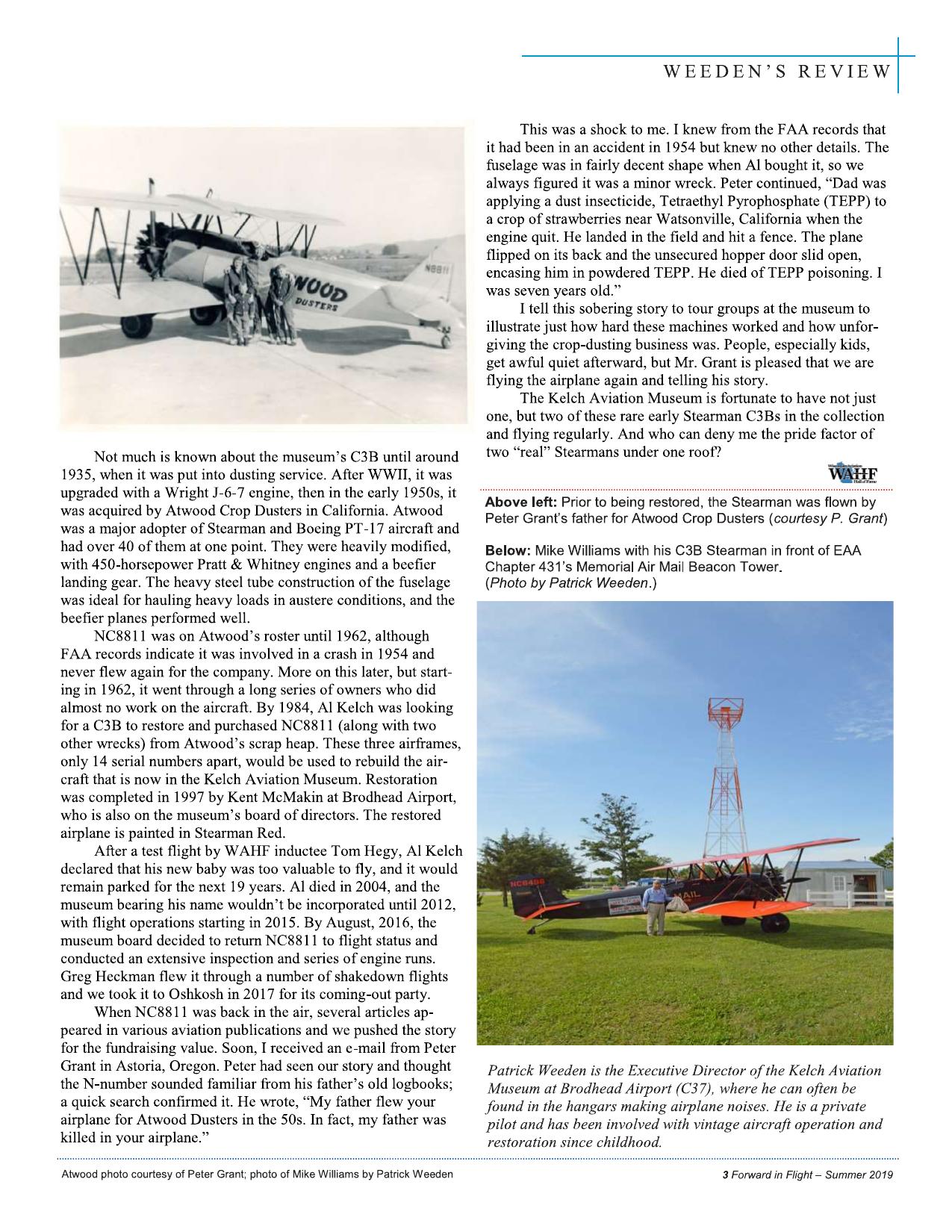 Forward in Flight - Summer 2019 -  Page5