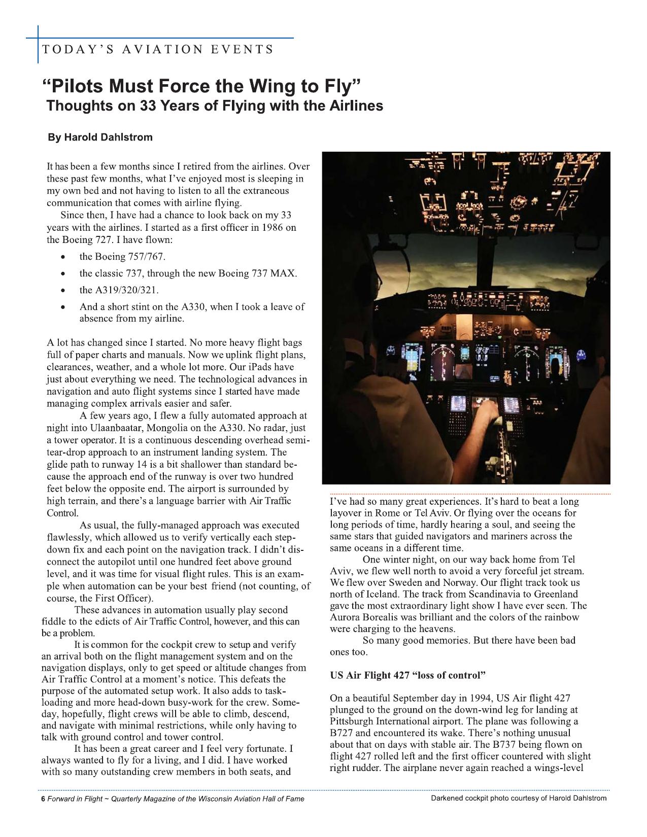 Forward in Flight - Summer 2019 -  Page8