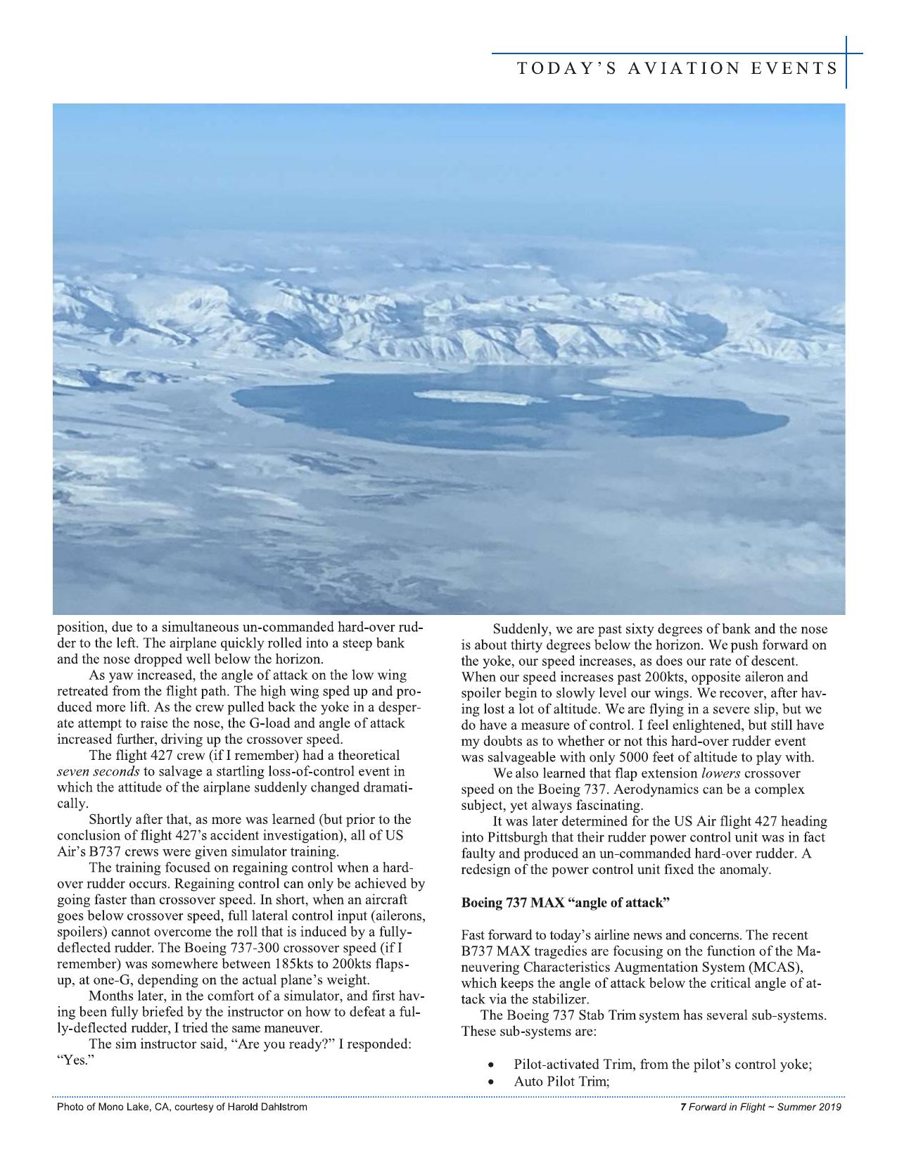 Forward in Flight - Summer 2019 -  Page9