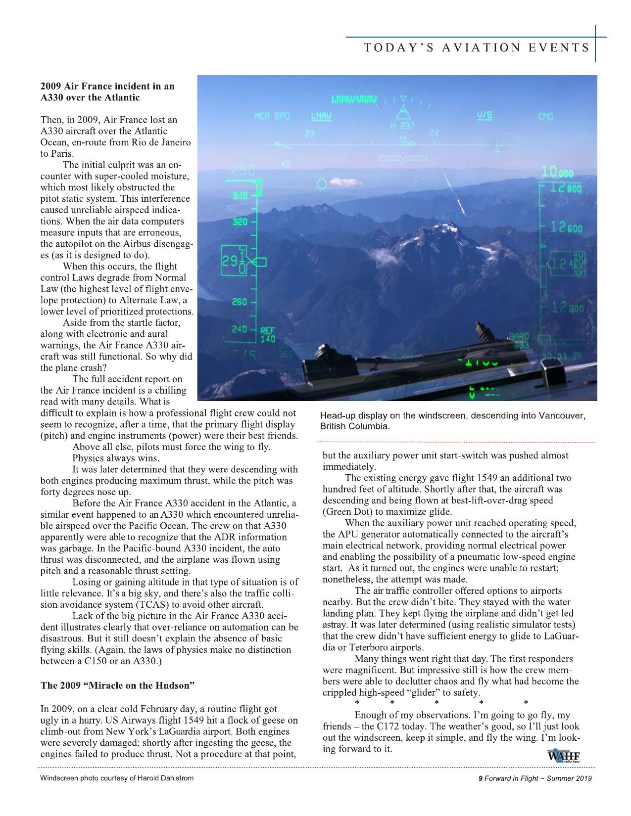 Forward in Flight - Summer 2019 -  Page11