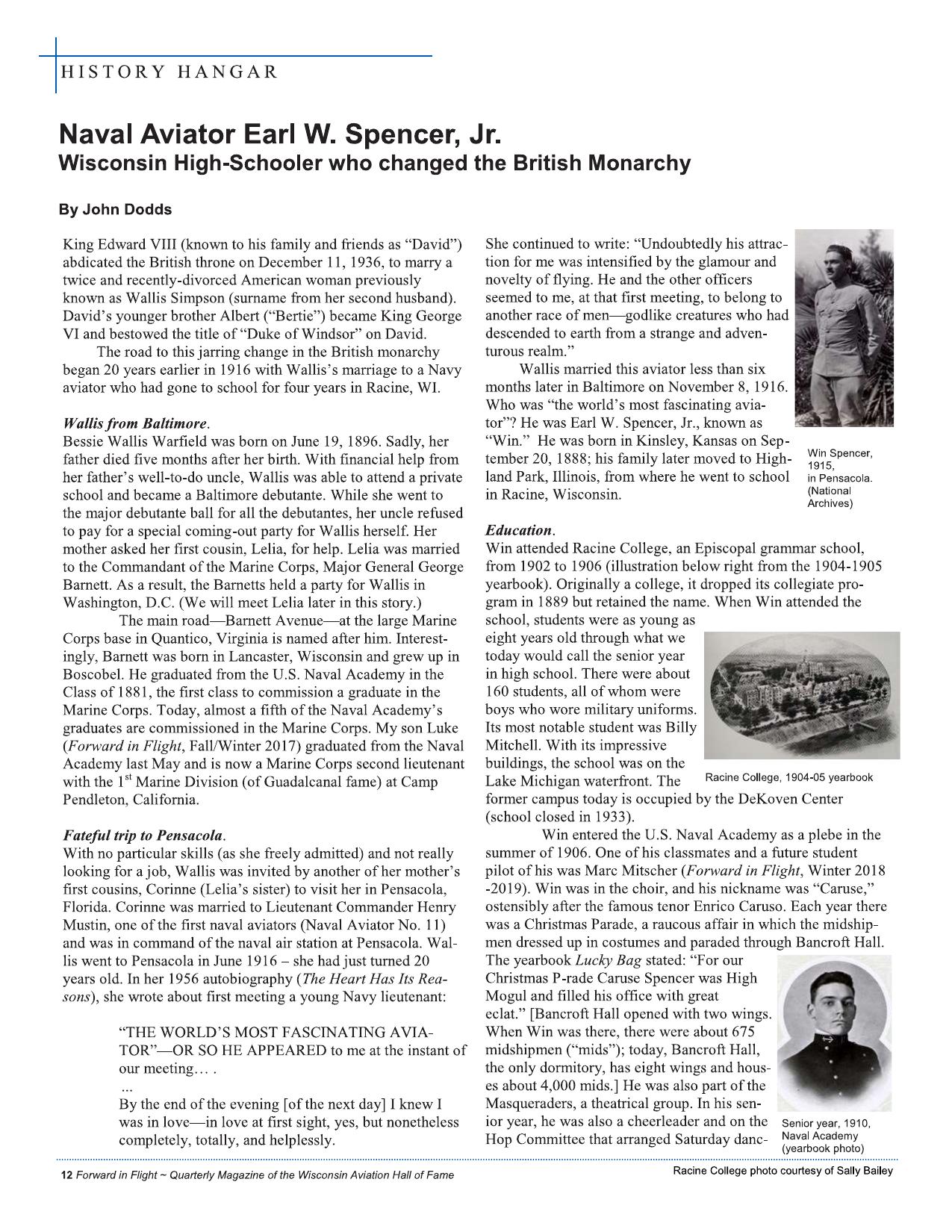 Forward in Flight - Summer 2019 -  Page14