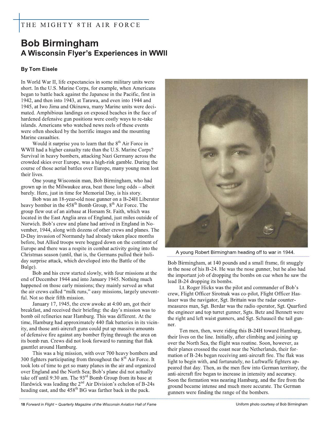 Forward in Flight - Summer 2019 -  Page20