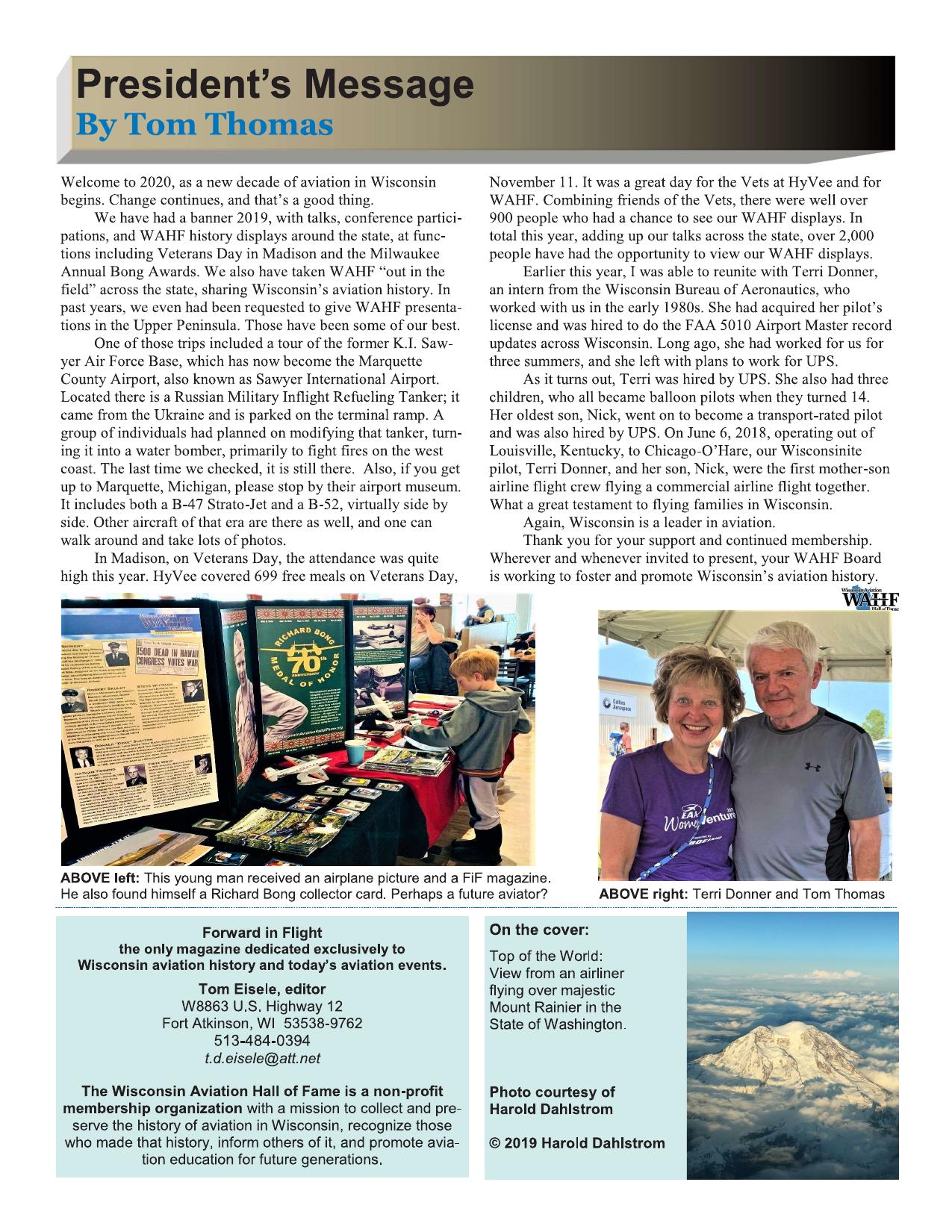 Forward in Flight - Winter 2019 -  Page3