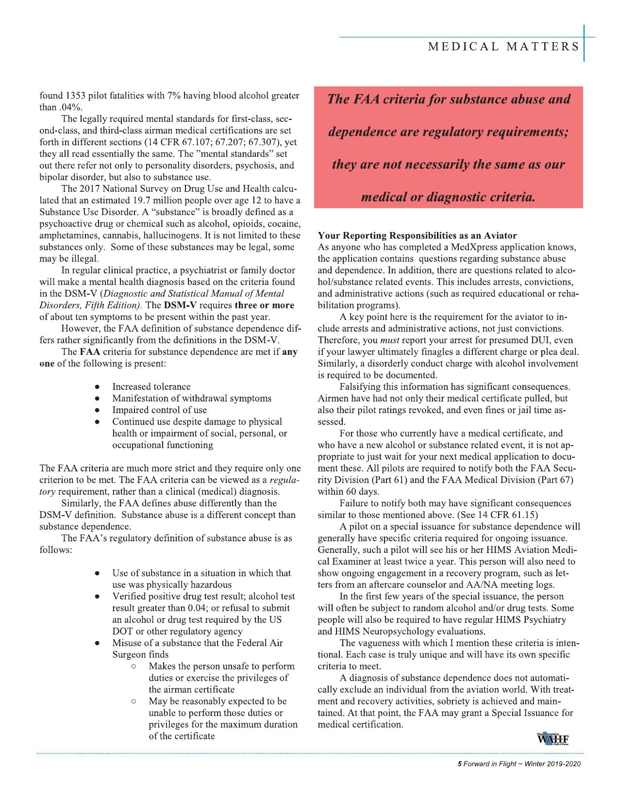 Forward in Flight - Winter 2019 -  Page7